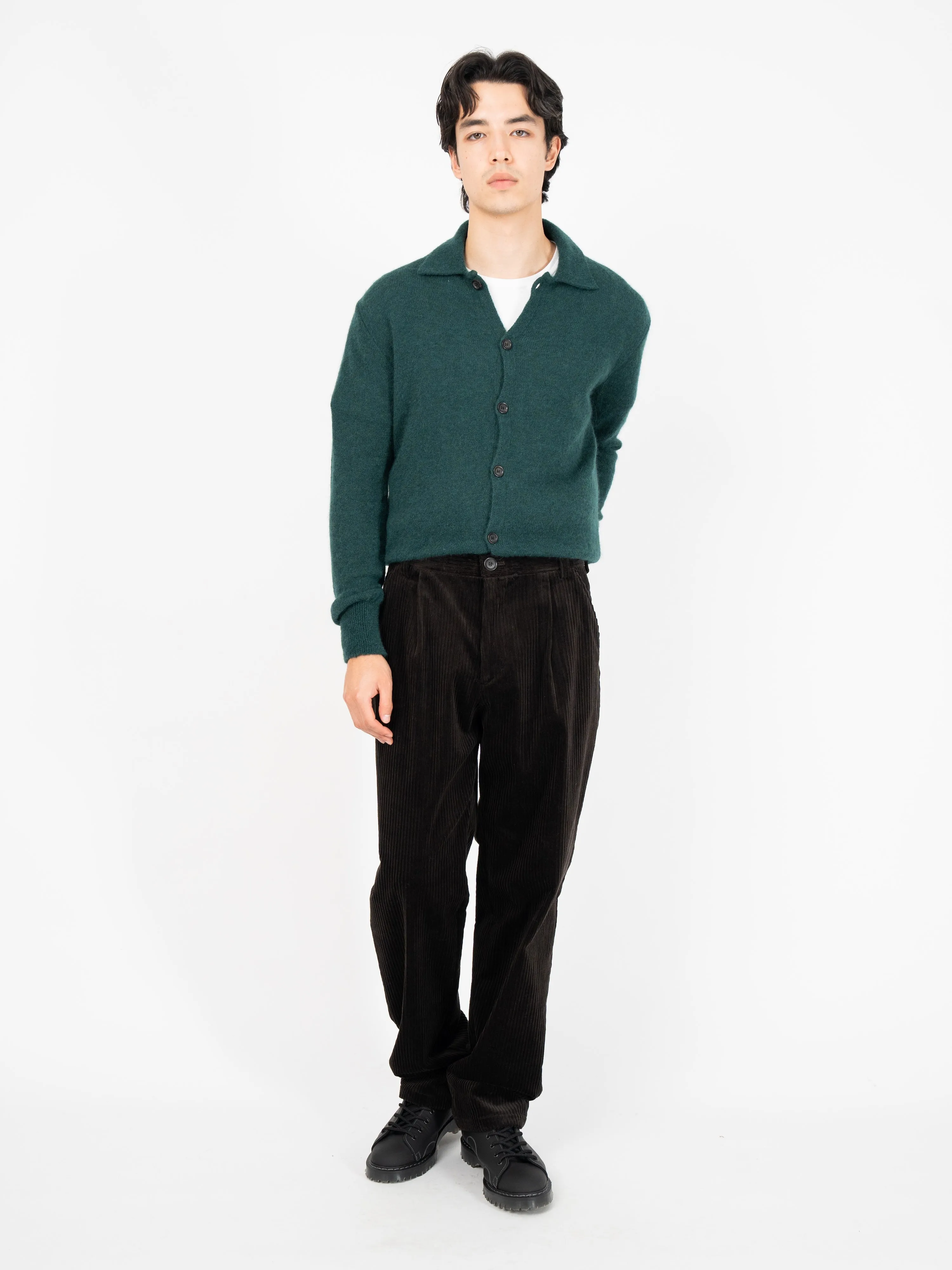 Britten Knitted Cardigan Rosen Green sold by Oliver Spencer product image thumbnail 2