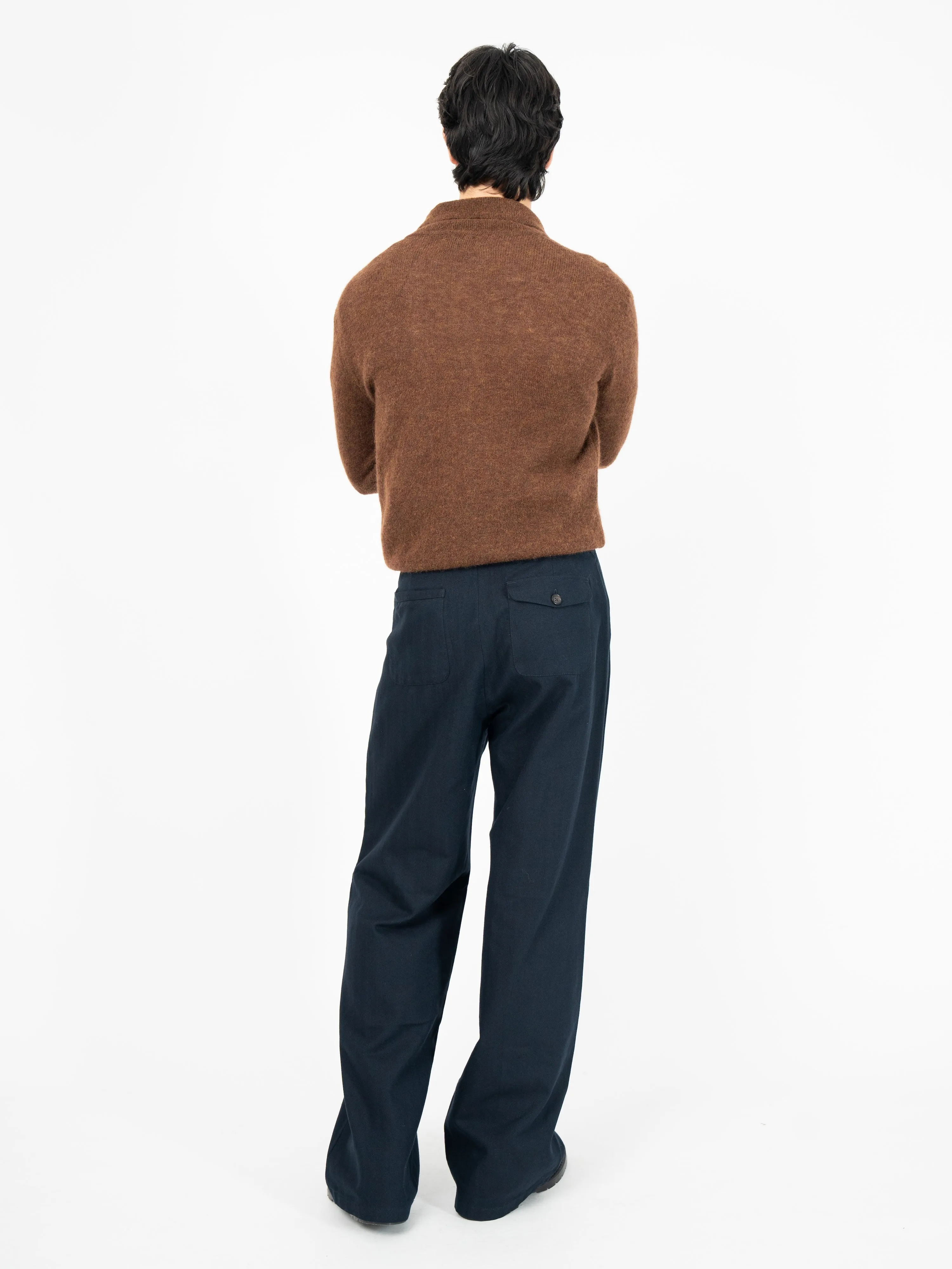 Britten Knitted Cardigan Rosen Brown sold by Oliver Spencer product image thumbnail 3