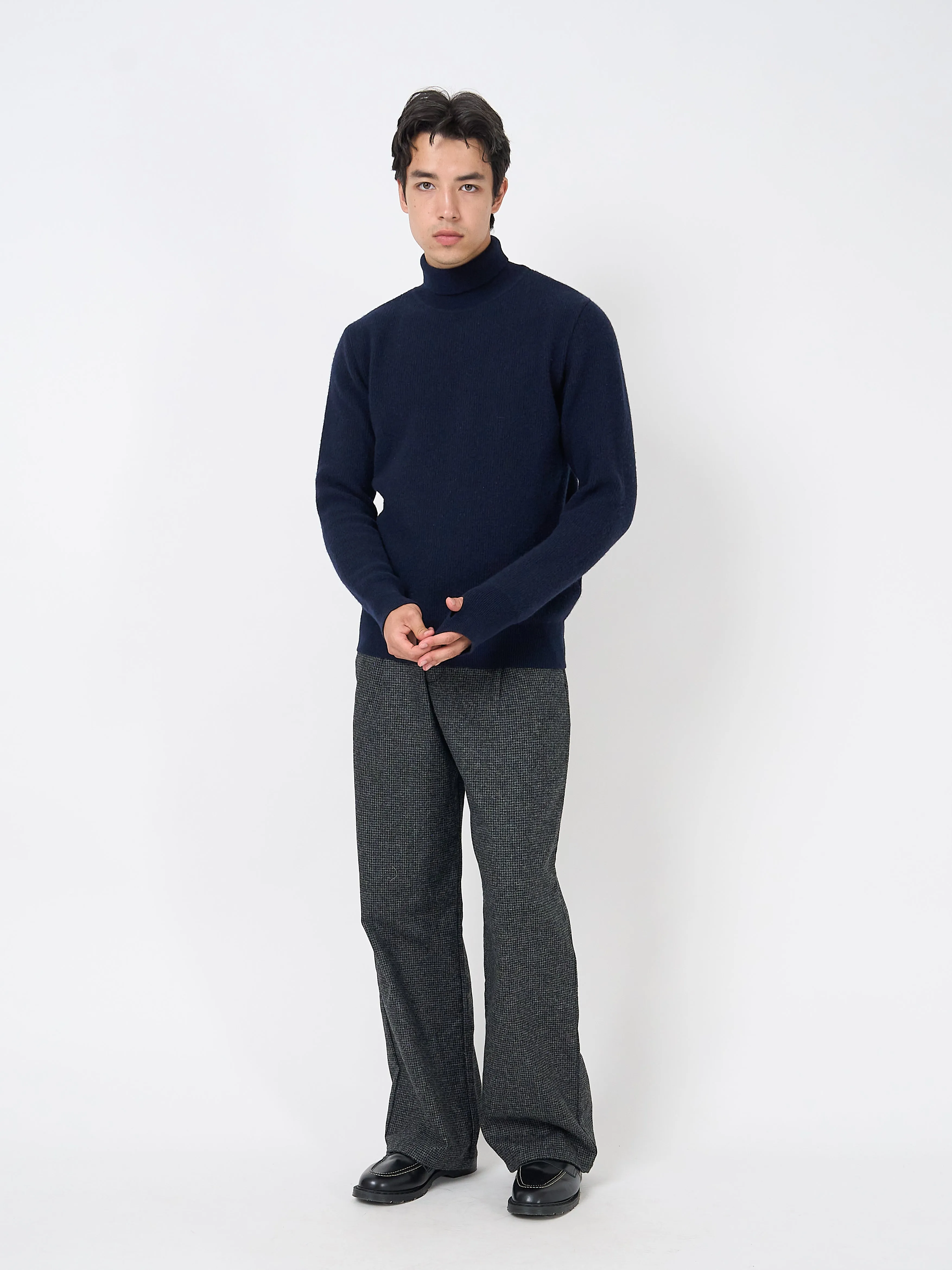 Talbot Roll Neck Jumper Hartwell Navy sold by Oliver Spencer product image thumbnail 2