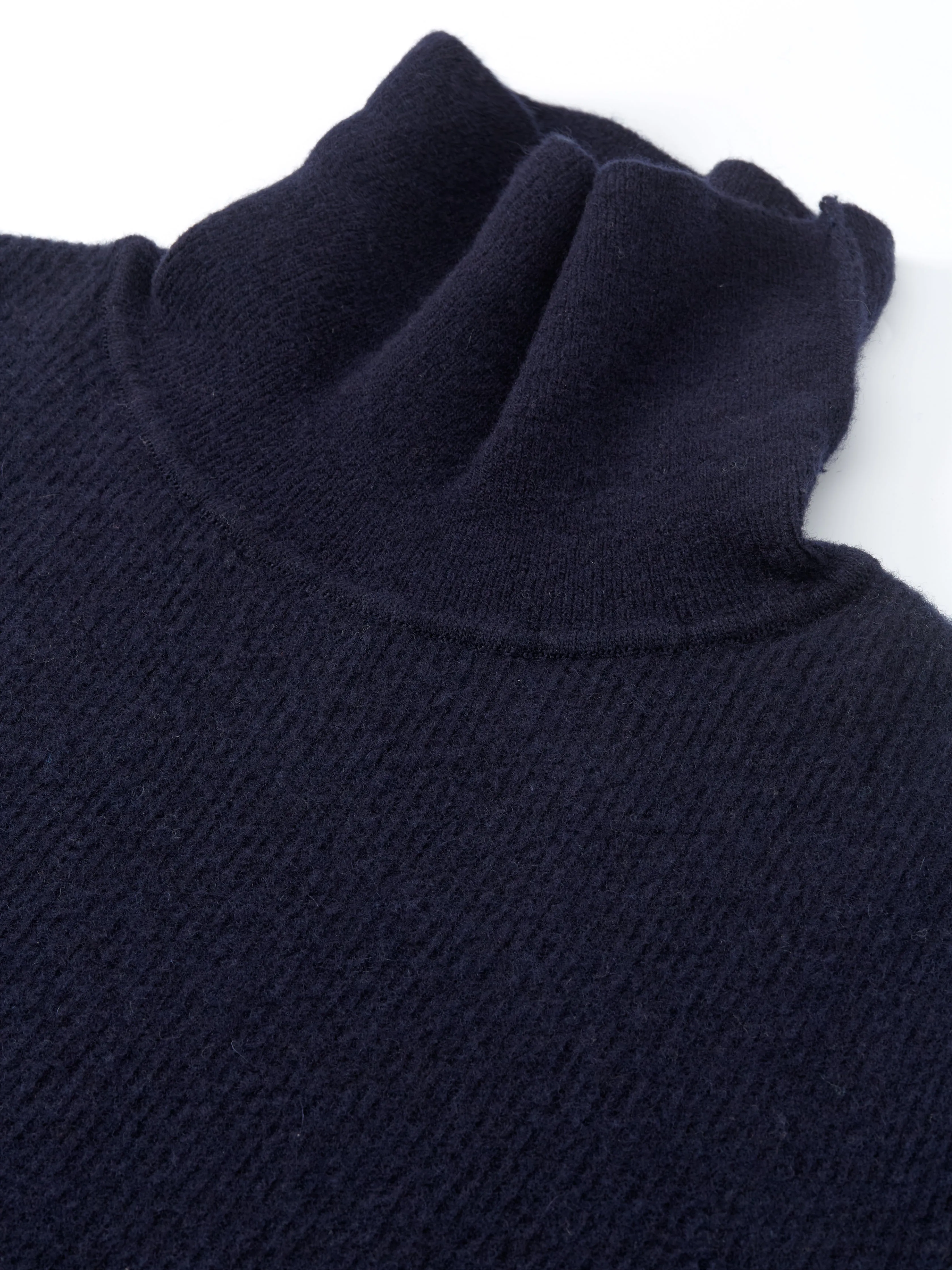 Talbot Roll Neck Jumper Hartwell Navy sold by Oliver Spencer product image thumbnail 4