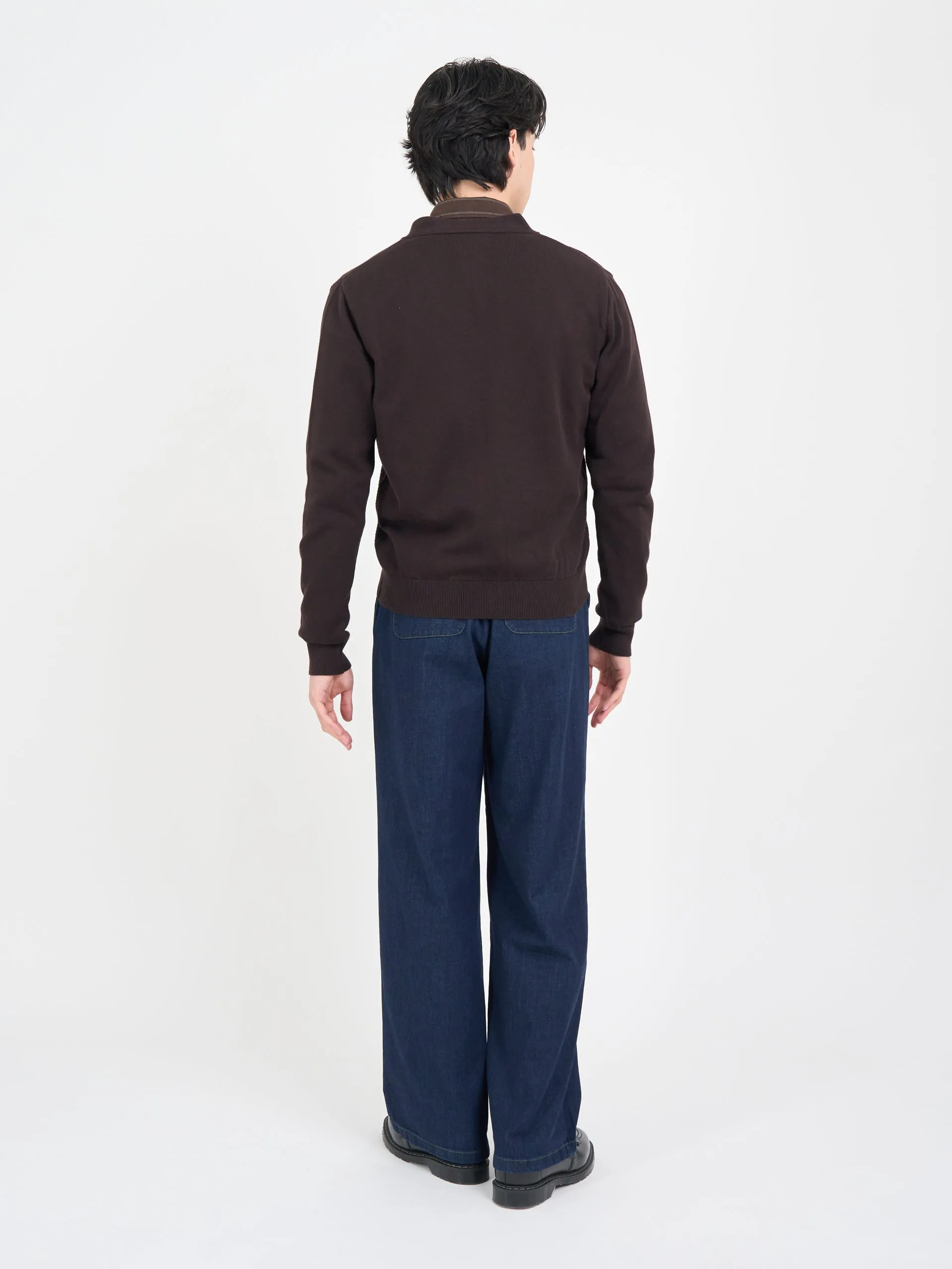 Caradale Cardigan Nicholson Mocha Brown sold by Oliver Spencer product image thumbnail 3