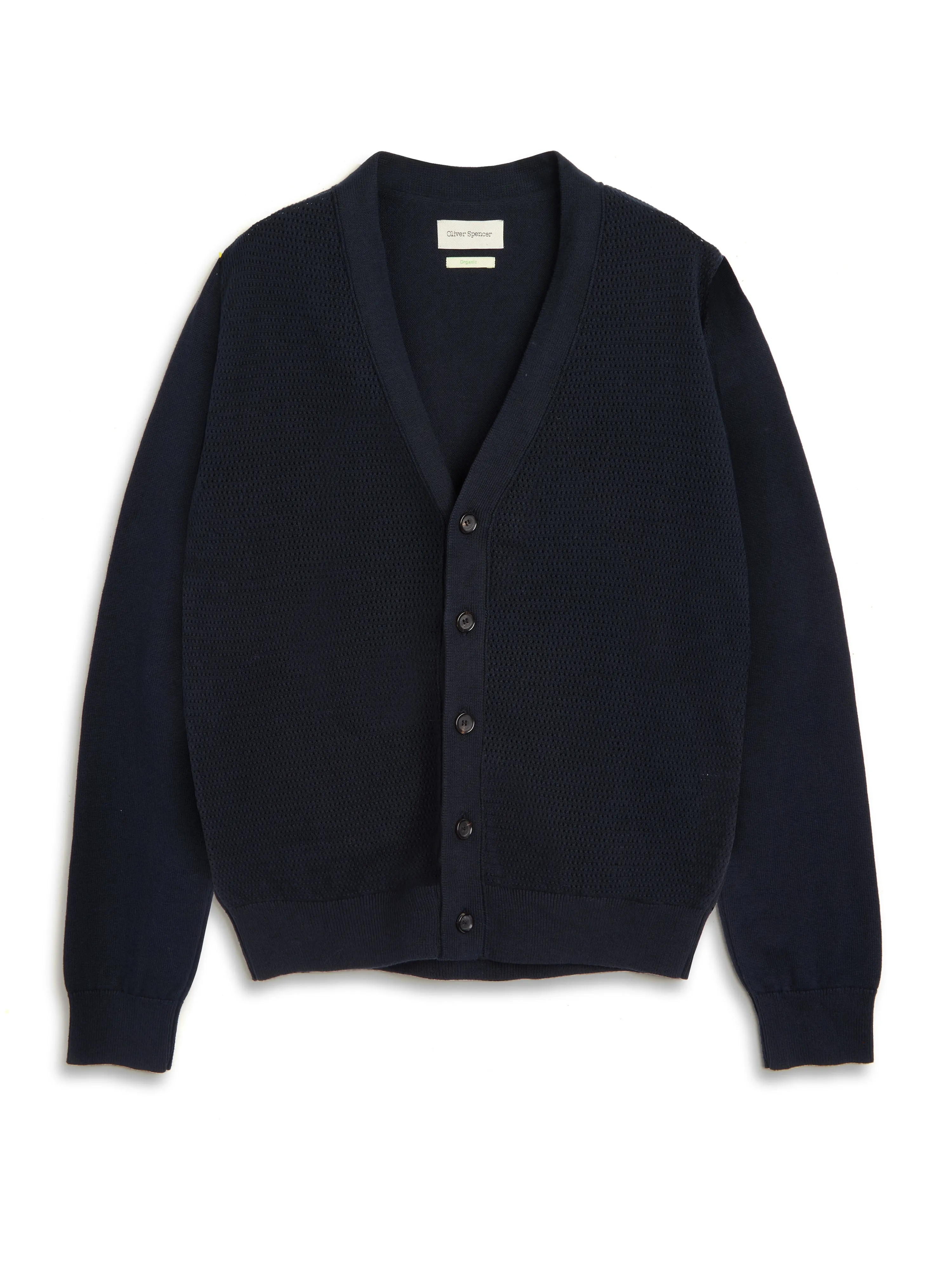 Caradale Cardigan Nicholson Navy sold by Oliver Spencer