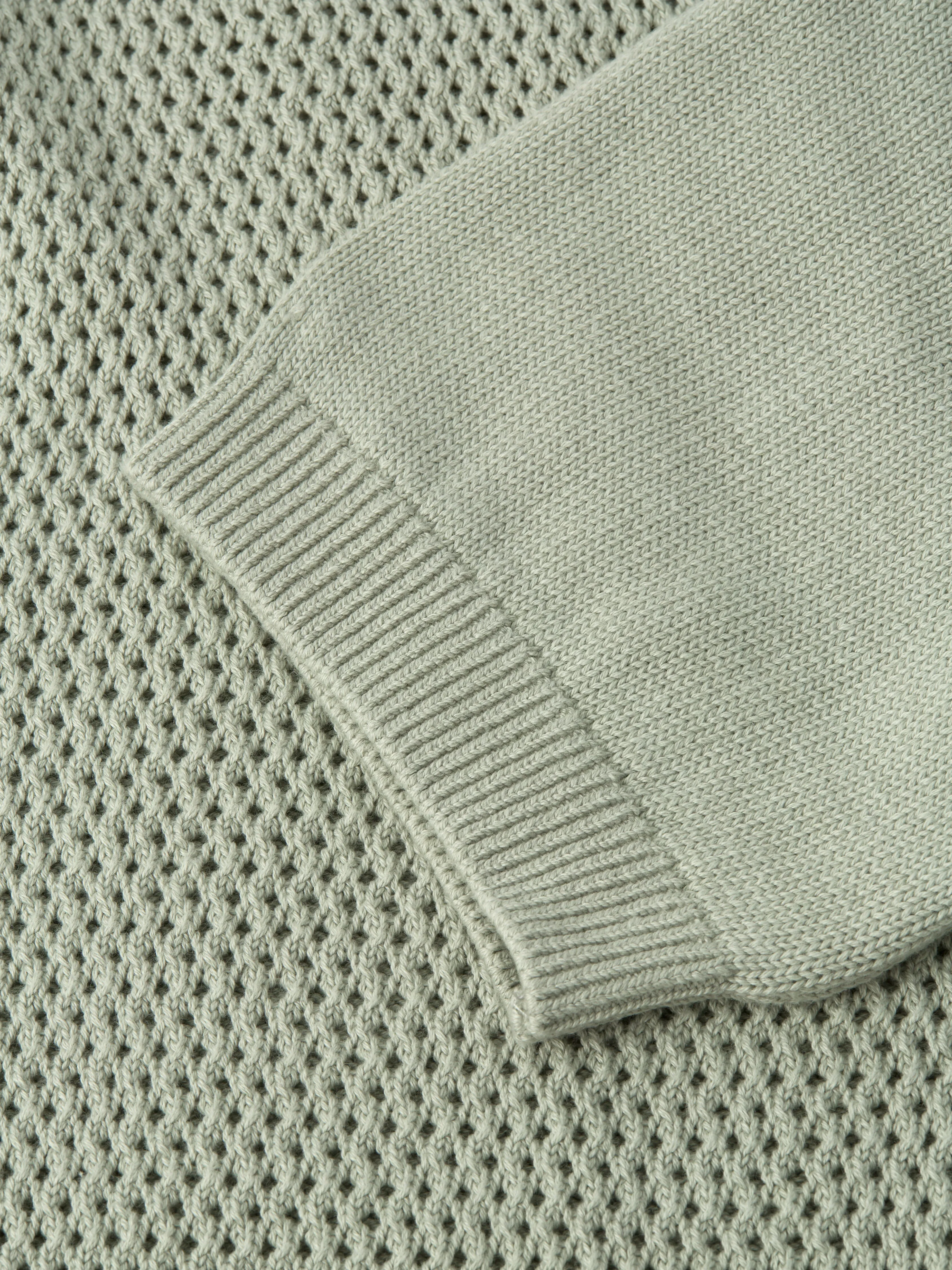 Short Sleeve Penhale Polo Shirt Tamar Pale Green sold by Oliver Spencer product image thumbnail 4