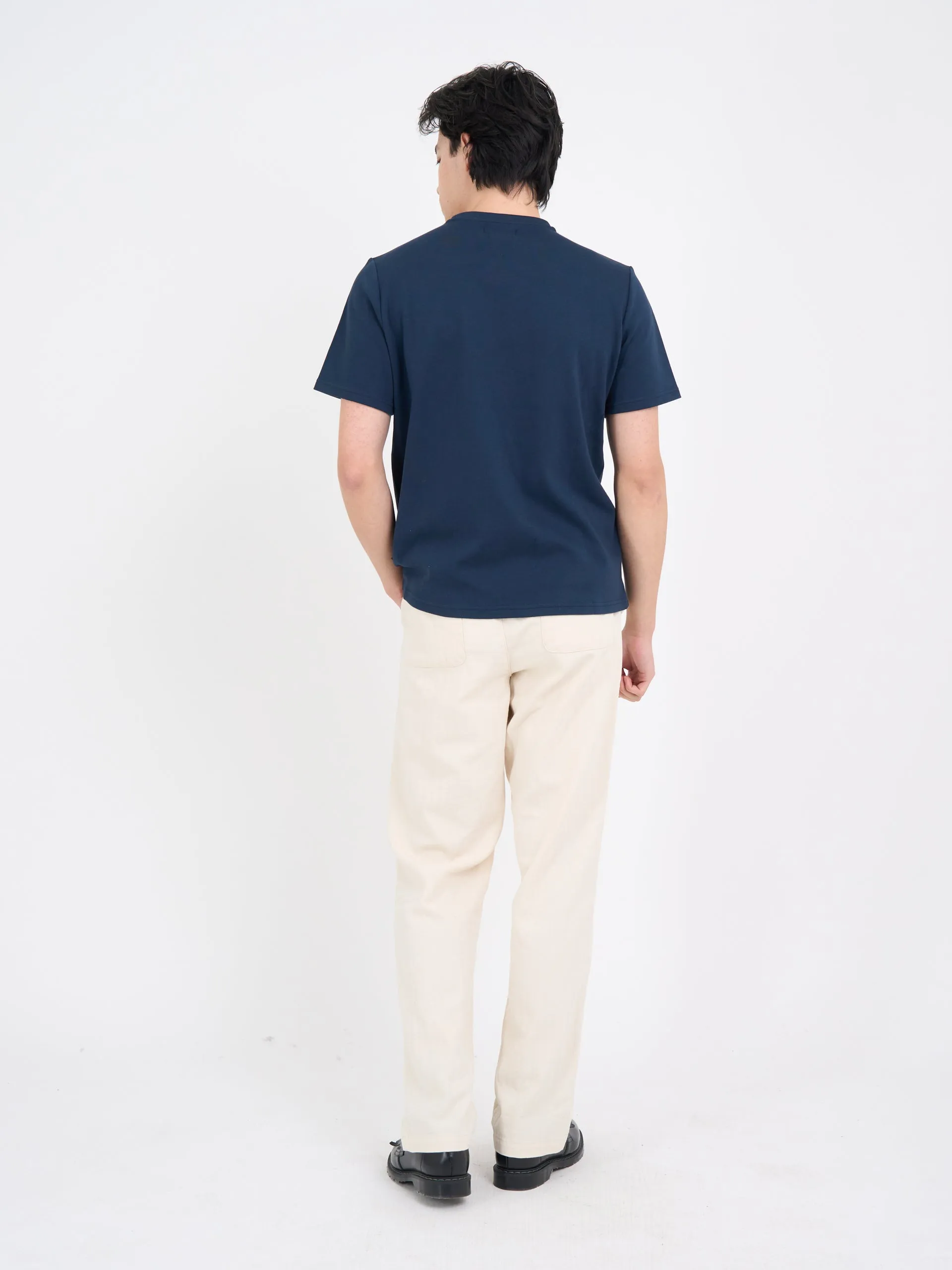 Heavy T-Shirt Tavistock Navy sold by Oliver Spencer product image thumbnail 3