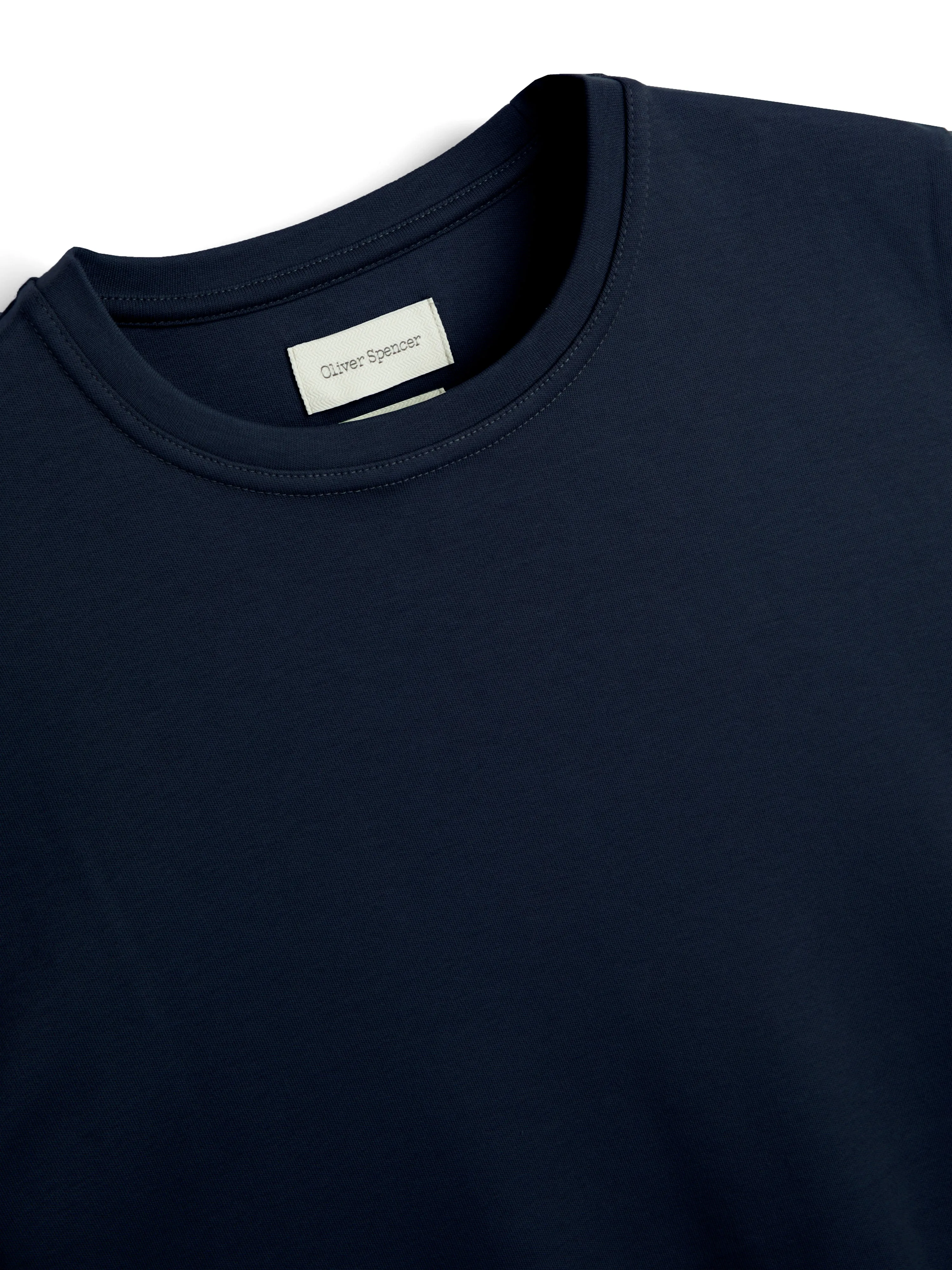 Heavy T-Shirt Tavistock Navy sold by Oliver Spencer product image thumbnail 4