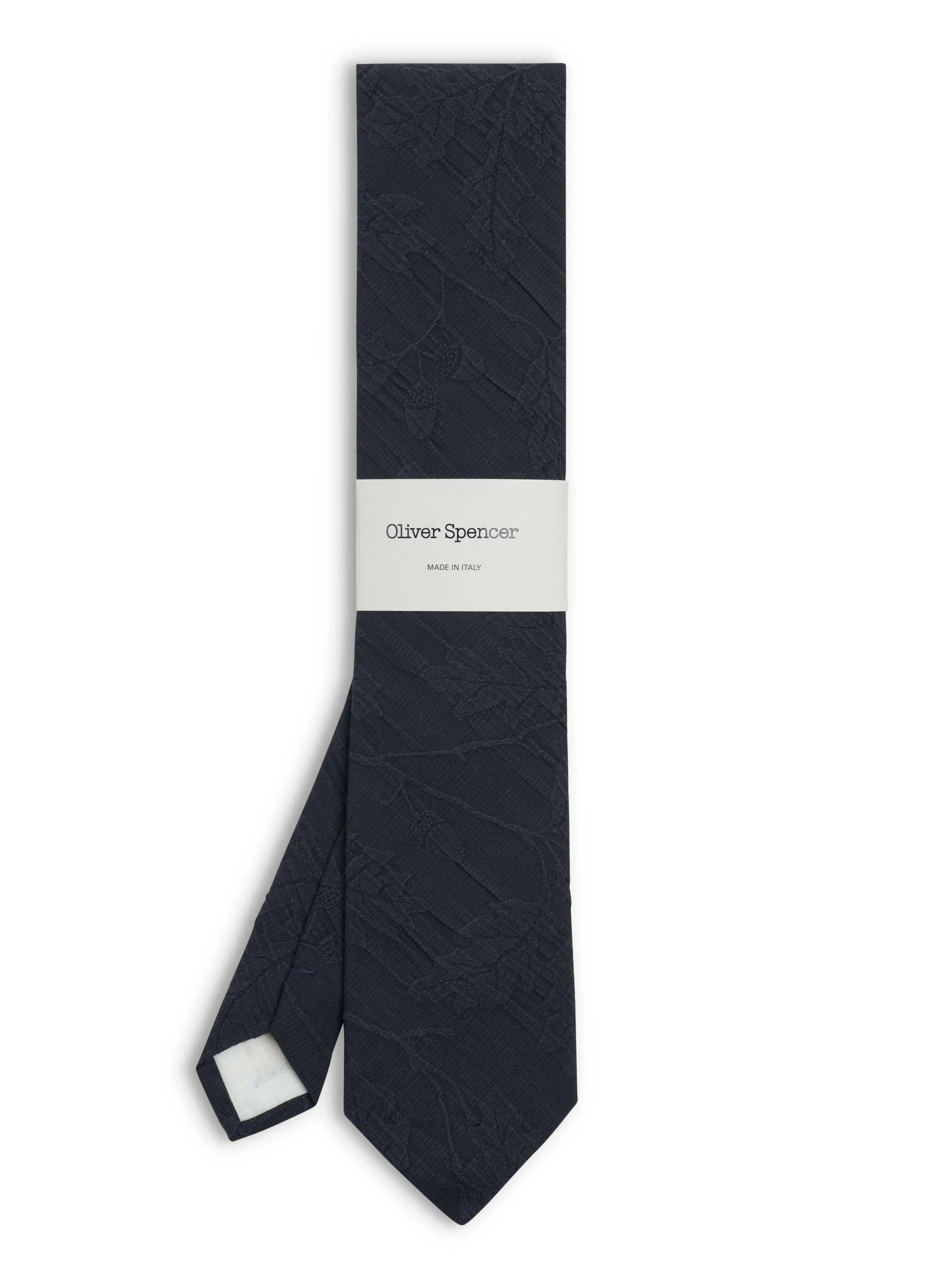 Tie Pitino Black sold by Oliver Spencer