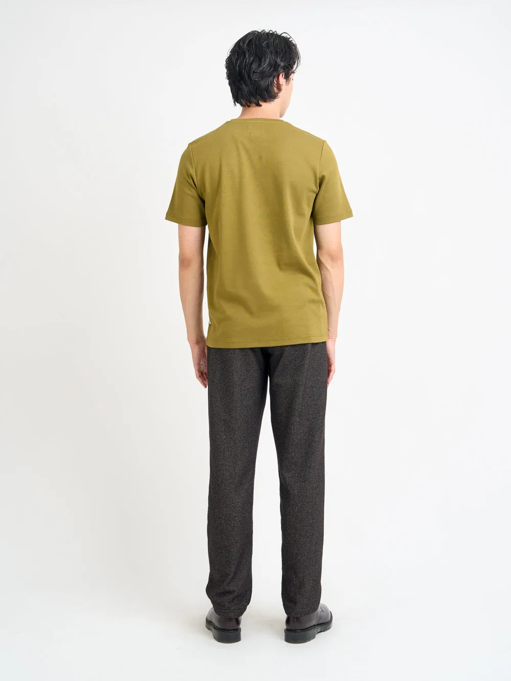 Heavy T-Shirt Tavistock Olive Green sold by Oliver Spencer product image thumbnail 3