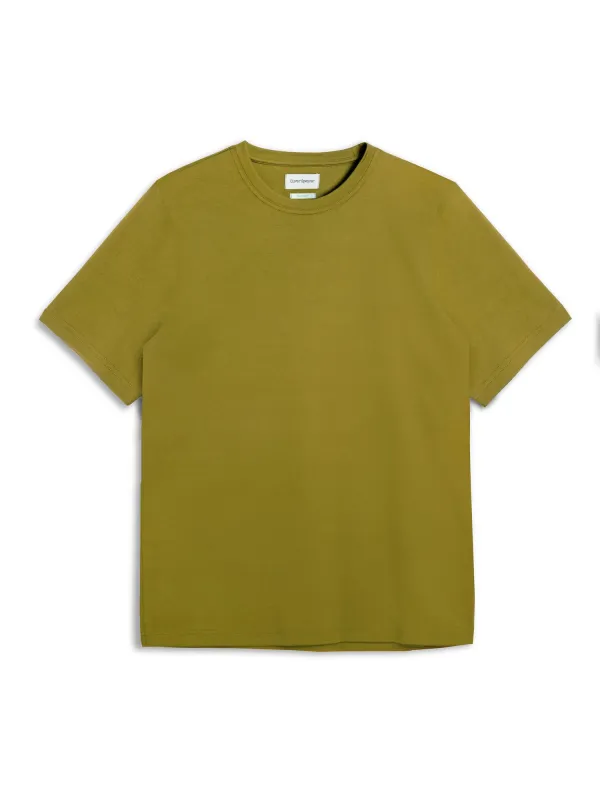 Heavy T-Shirt Tavistock Olive Green sold by Oliver Spencer
