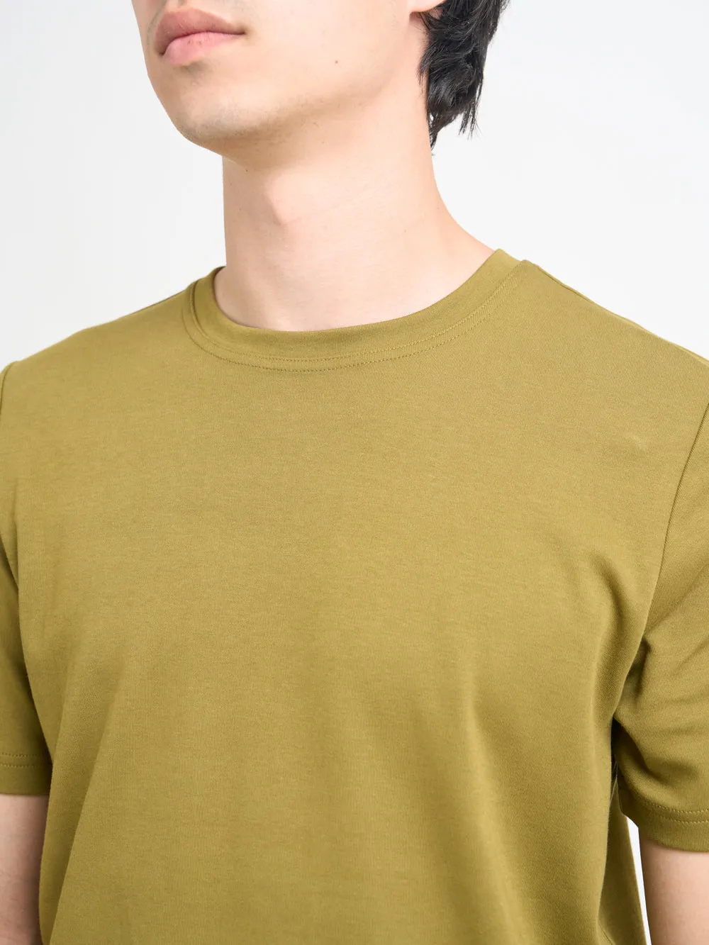 Heavy T-Shirt Tavistock Olive Green sold by Oliver Spencer product image thumbnail 5