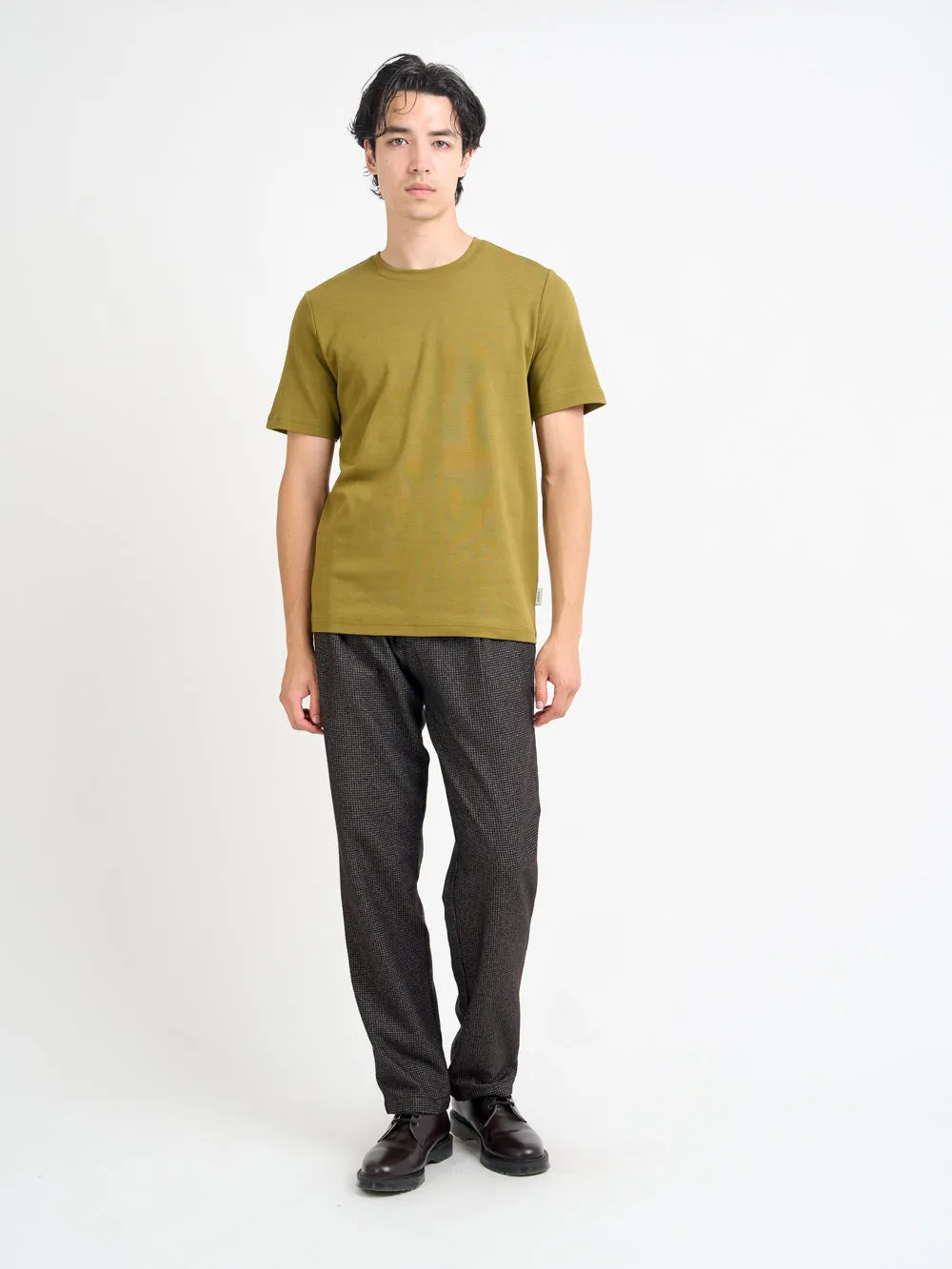 Heavy T-Shirt Tavistock Olive Green sold by Oliver Spencer product image thumbnail 2