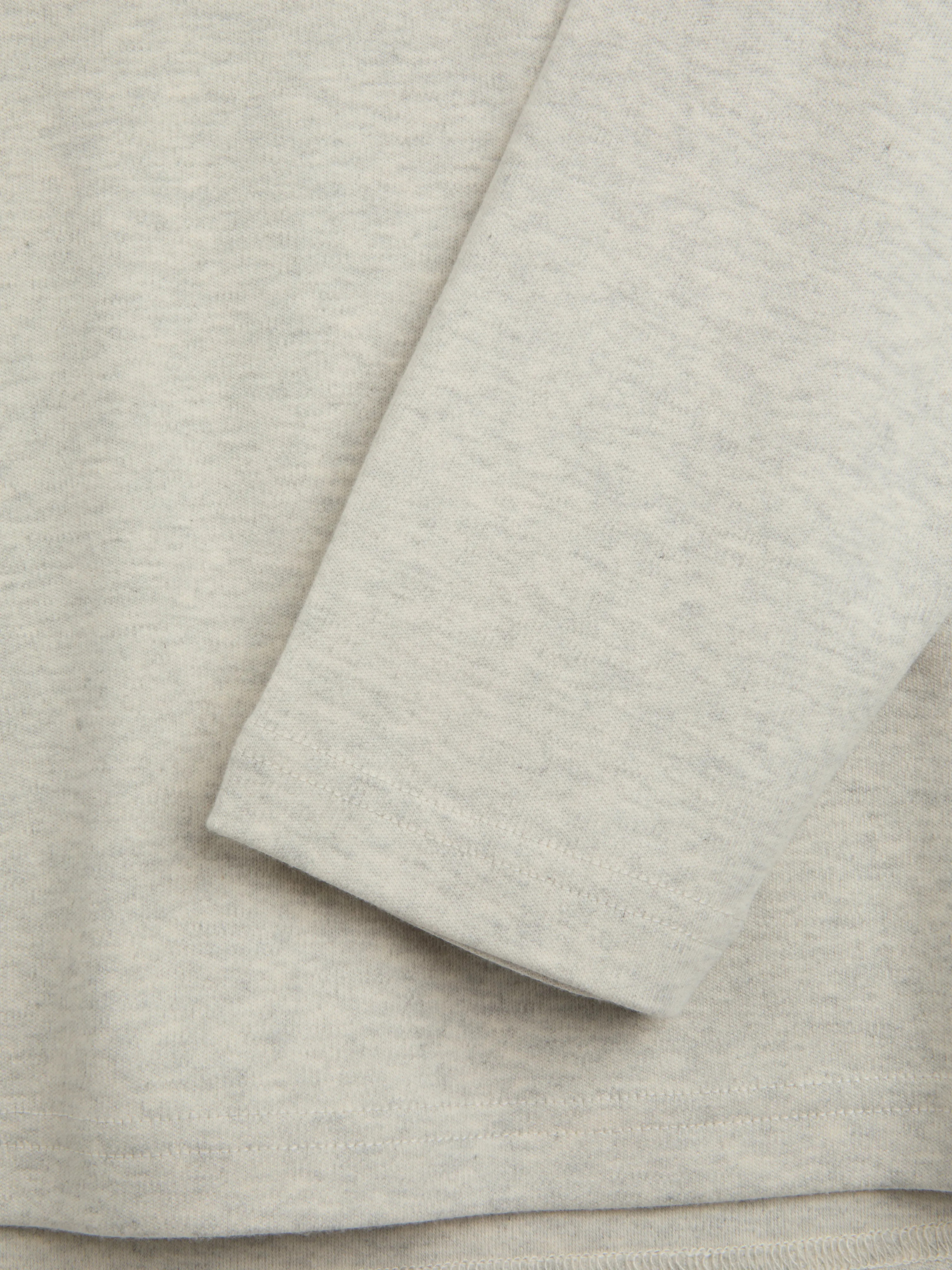 Heavy Long Sleeve T-Shirt Tavistock Oatmeal sold by Oliver Spencer product image thumbnail 5