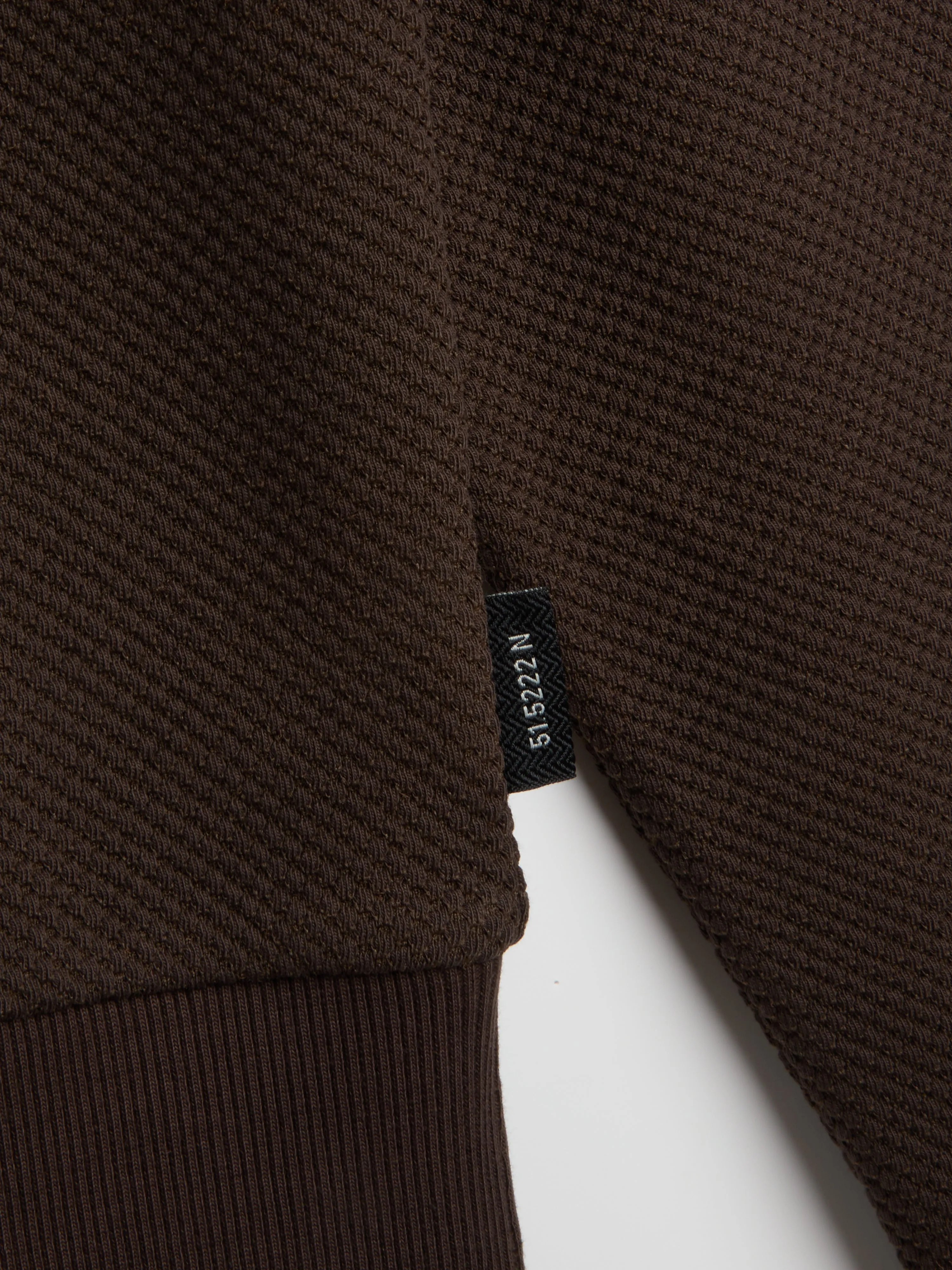 Long Sleeve Rugby Top Amery Brown sold by Oliver Spencer product image thumbnail 3