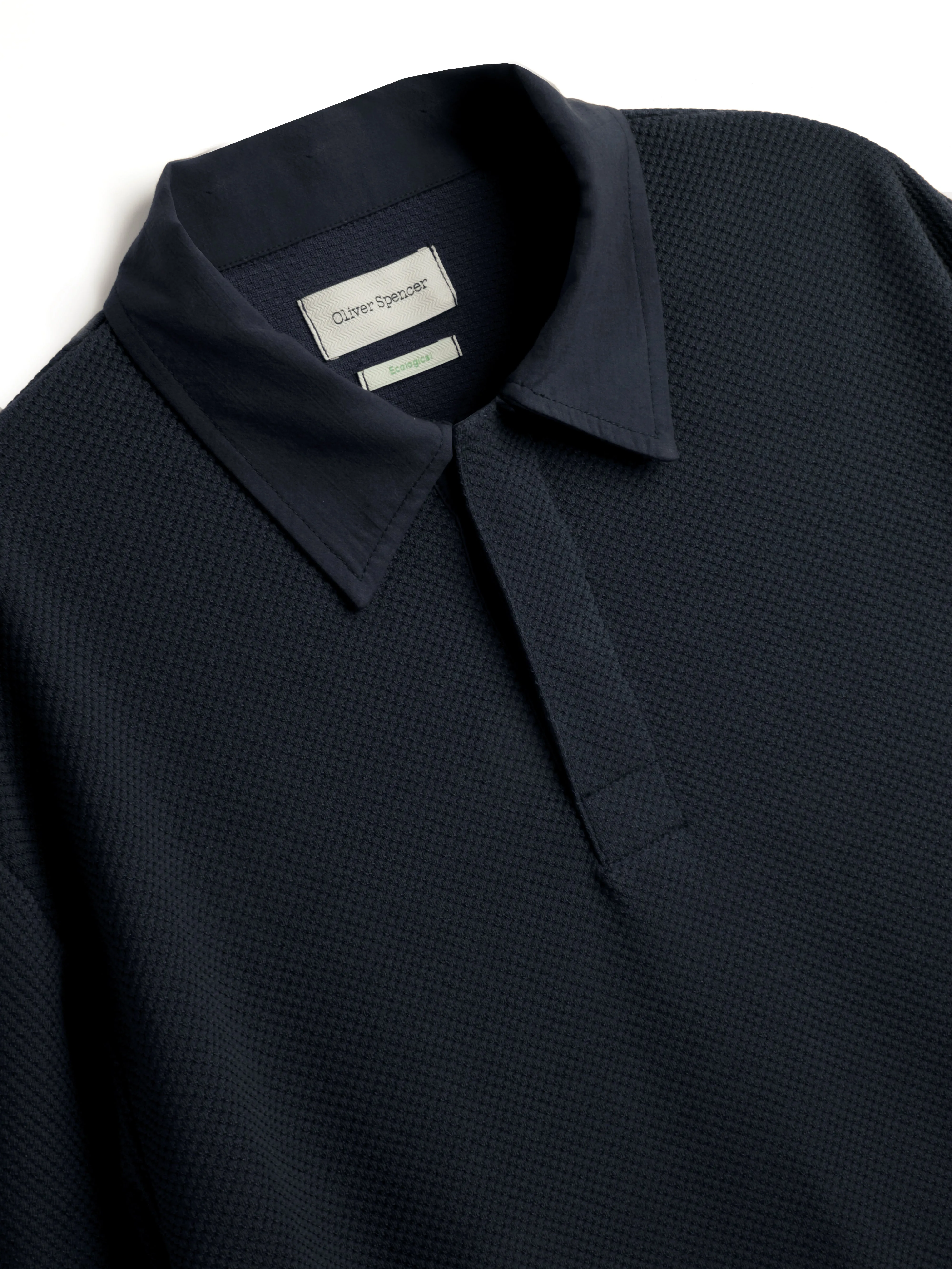 Long Sleeve Rugby Top Amery Navy sold by Oliver Spencer product image thumbnail 2