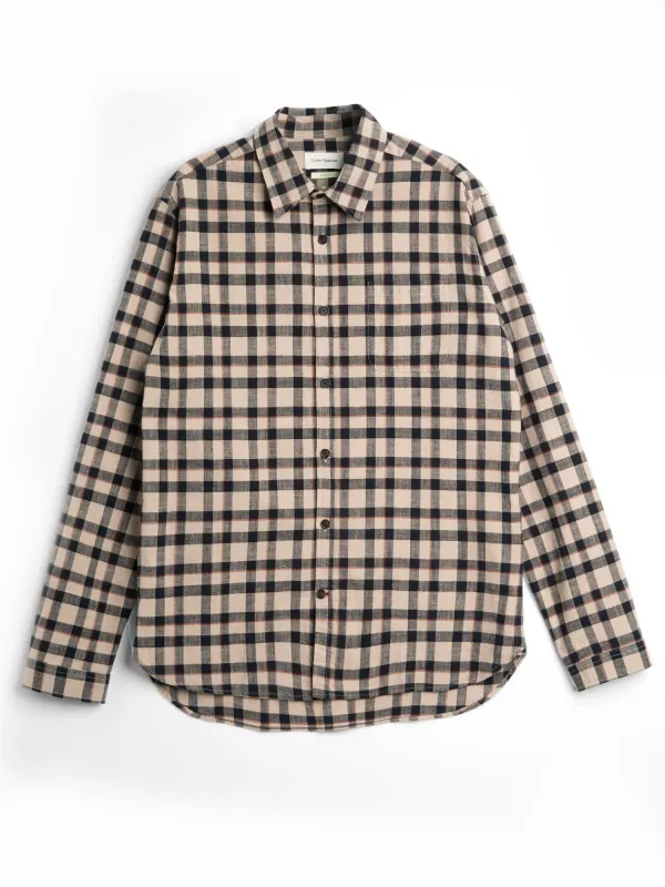 New York Special Shirt Walden Navy sold by Oliver Spencer