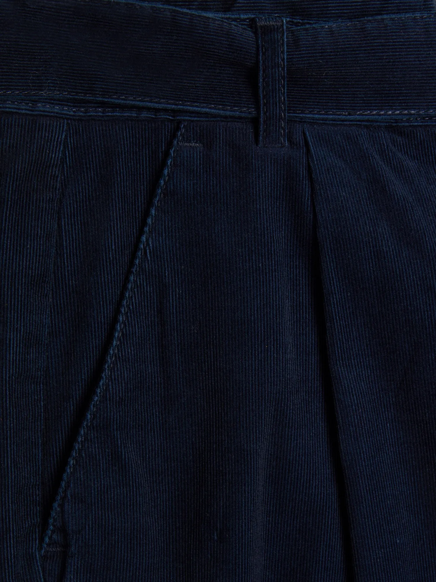 Belted Trousers Newson Cord Indigo Blue sold by Oliver Spencer product image thumbnail 3