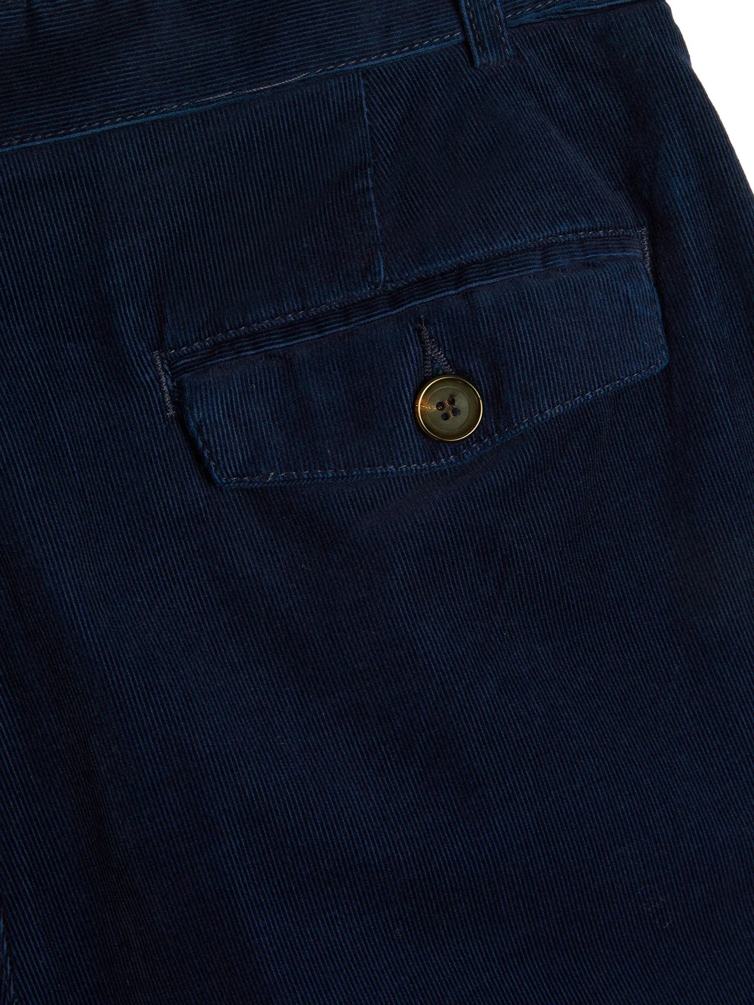 Belted Trousers Newson Cord Indigo Blue sold by Oliver Spencer product image thumbnail 4