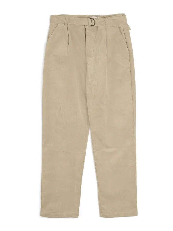 Belted Trousers Sibley Cord Beige sold by Oliver Spencer