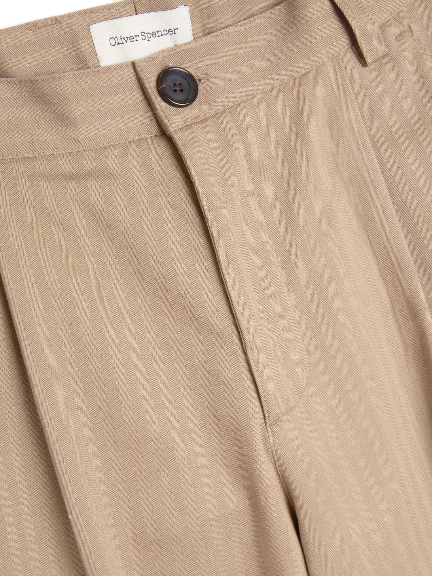 Orsman Trousers Faulkes Beige sold by Oliver Spencer product image thumbnail 4