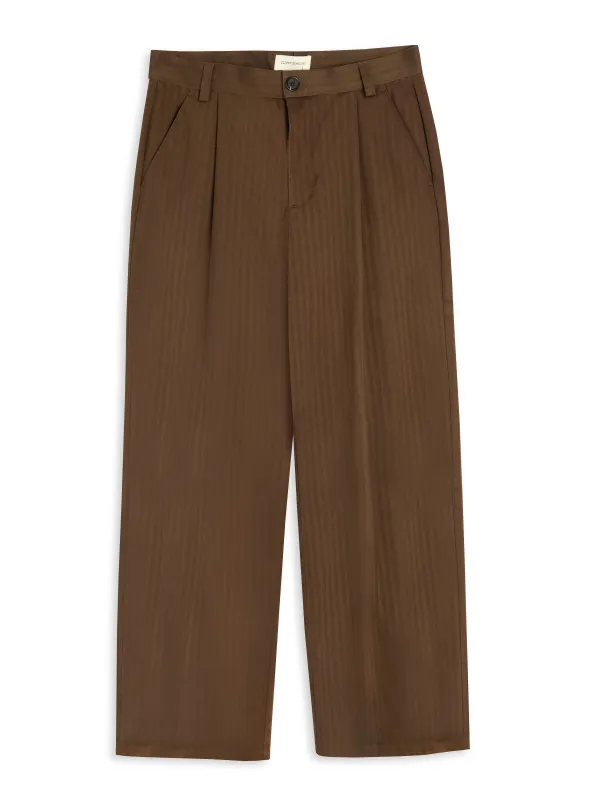 Orsman Trousers Faulkes Brown sold by Oliver Spencer