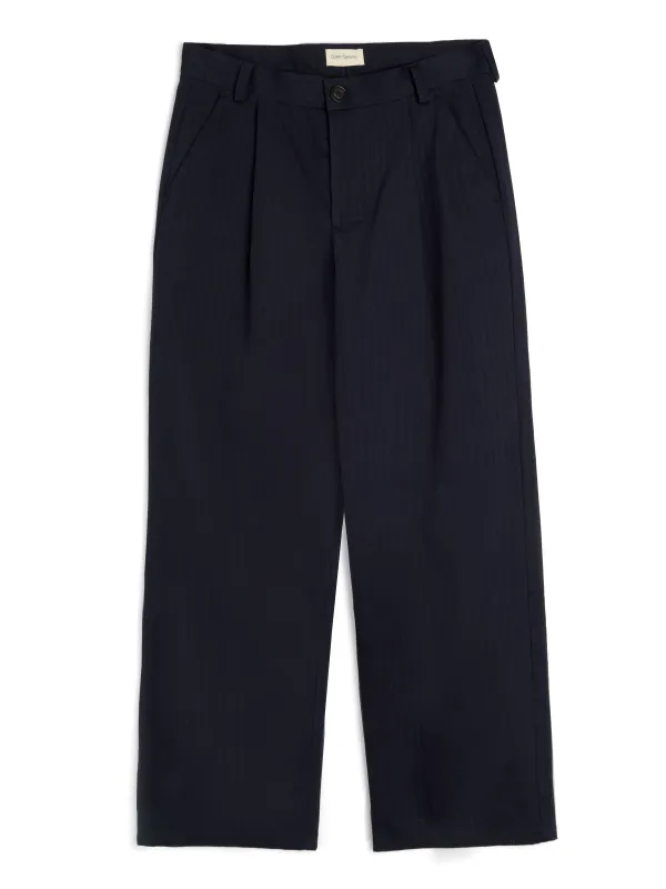Orsman Trousers Faulkes Navy sold by Oliver Spencer