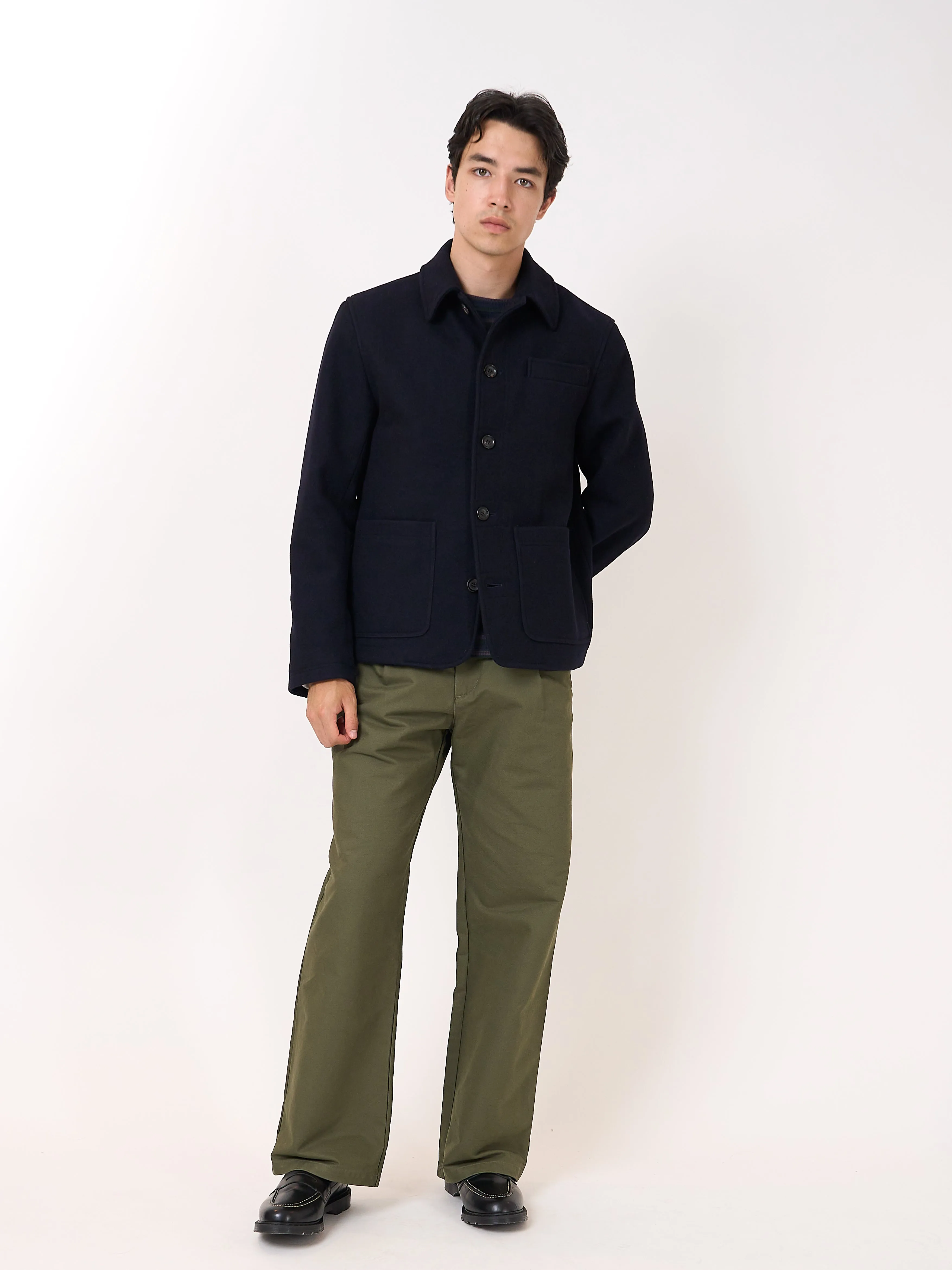 Lambeth Jacket Mosedale Navy sold by Oliver Spencer product image thumbnail 2