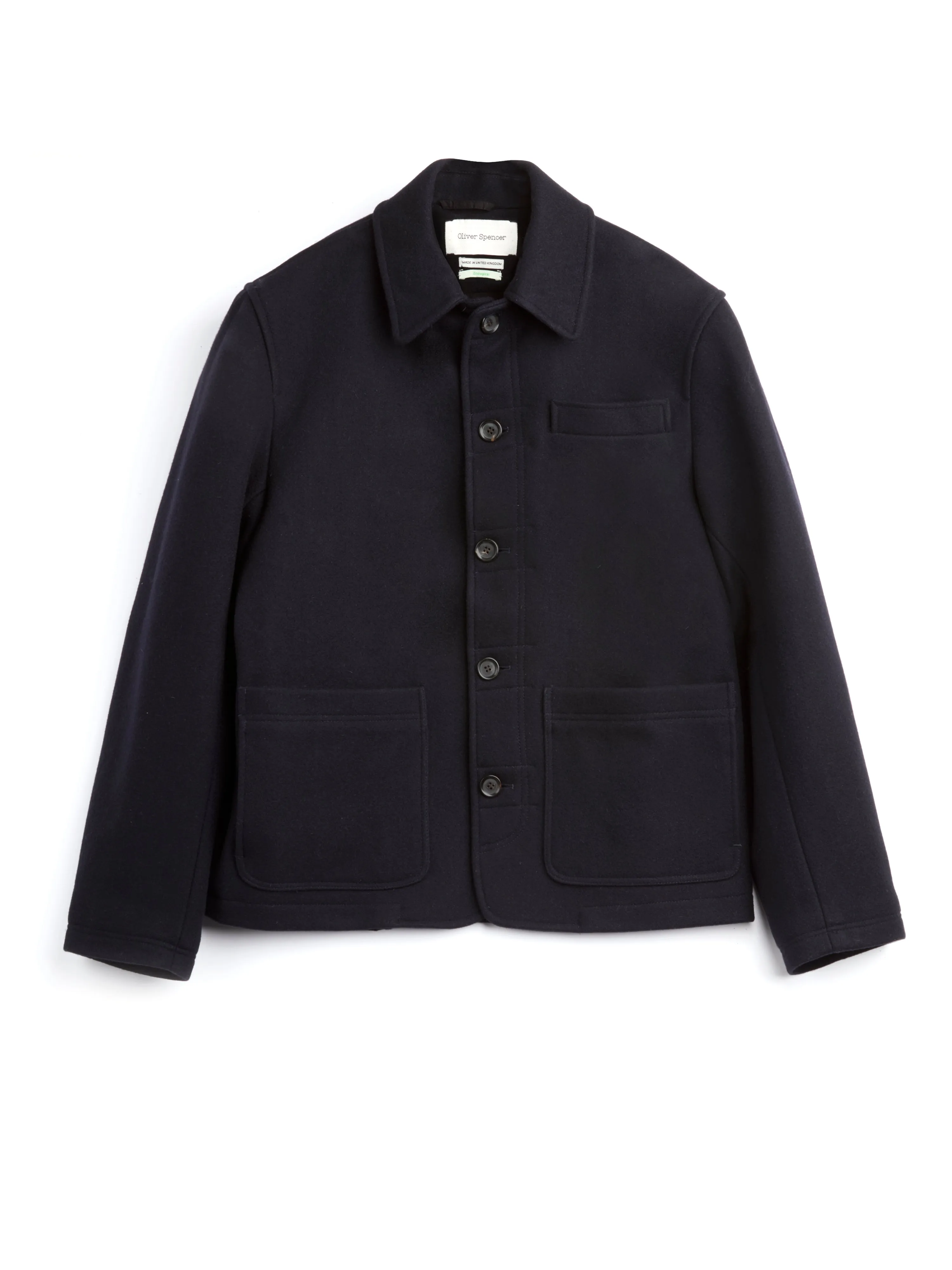 Lambeth Jacket Mosedale Navy sold by Oliver Spencer