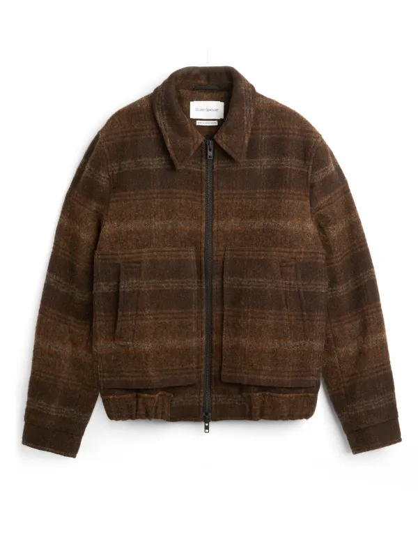 Arlington Bomber Jacket Staunton Brown sold by Oliver Spencer