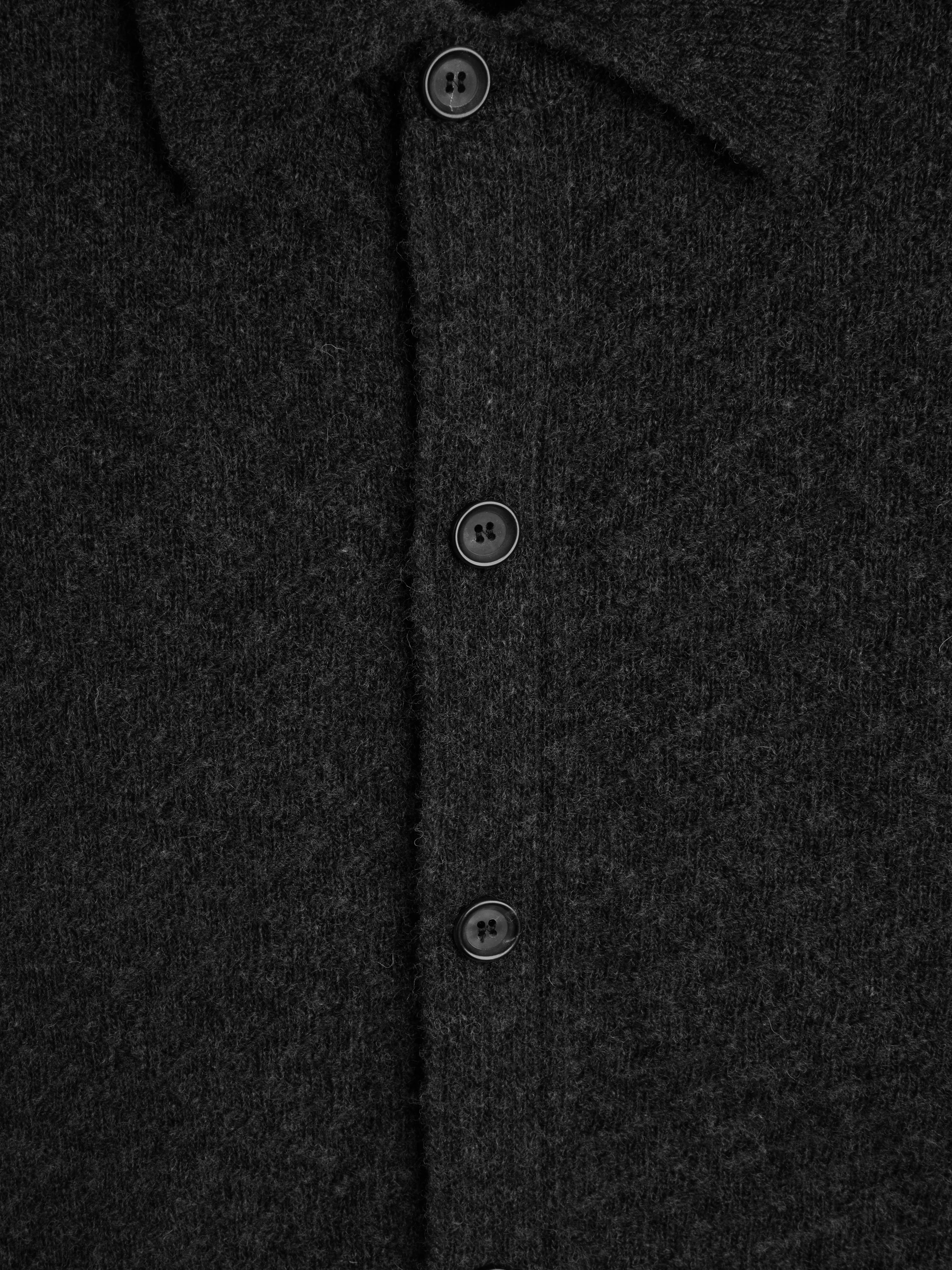 Britten Knitted Cardigan Jarvis Charcoal sold by Oliver Spencer product image thumbnail 5