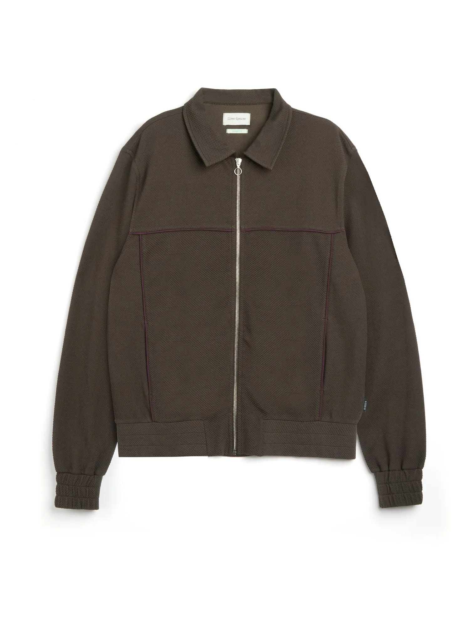 Harrison Jersey Jacket Amery Brown sold by Oliver Spencer