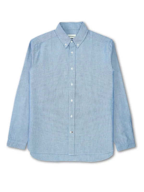 Brook Shirt Brecon Blue sold by Oliver Spencer