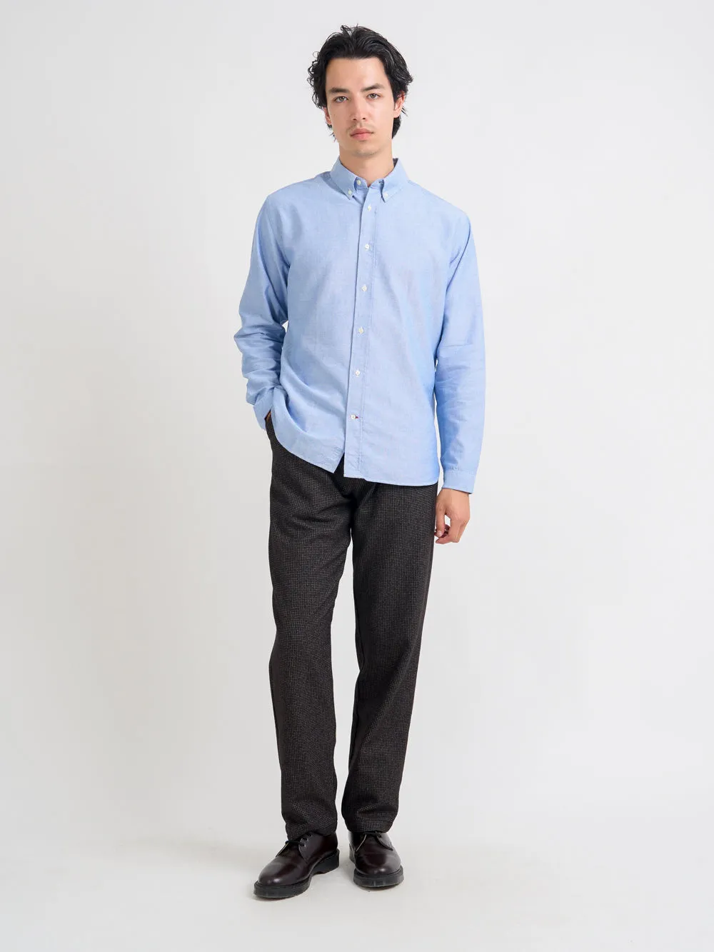 Brook Shirt Brecon Blue sold by Oliver Spencer product image thumbnail 2