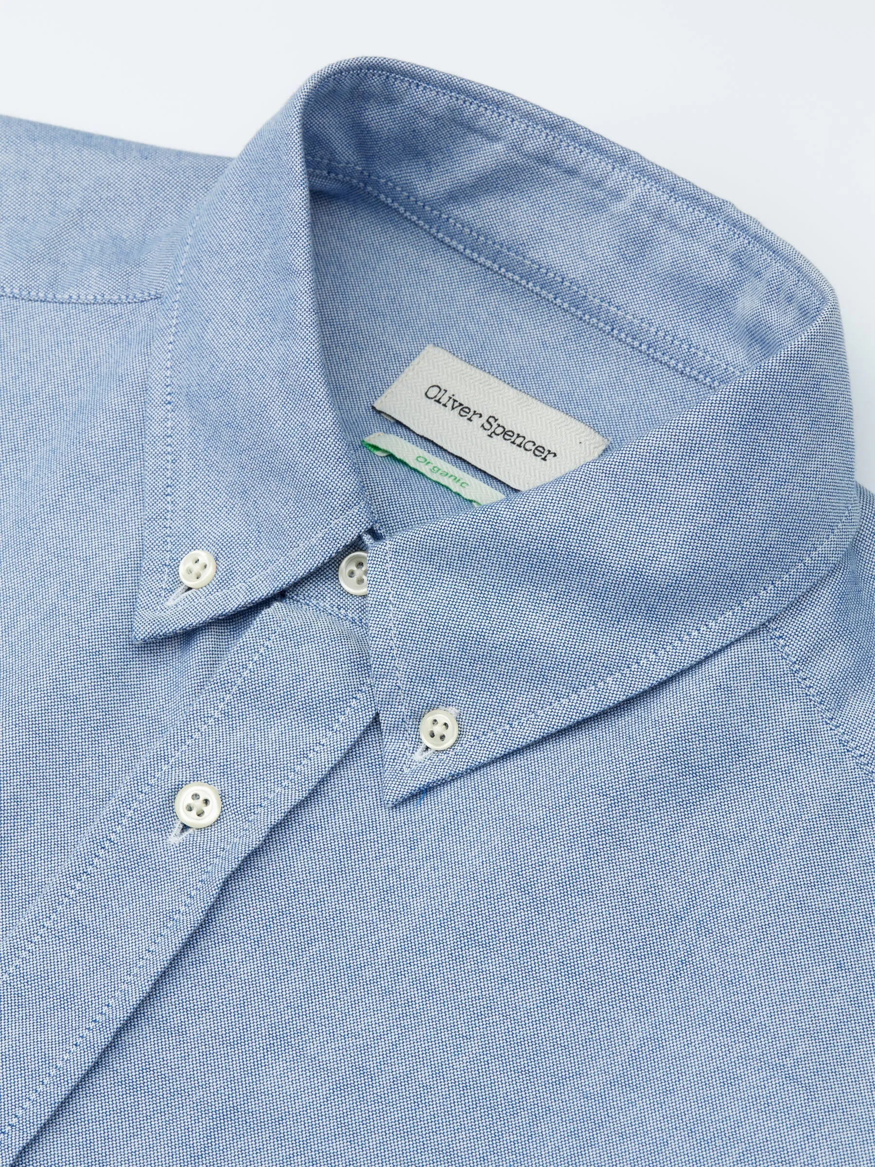 Brook Shirt Brecon Blue sold by Oliver Spencer product image thumbnail 4