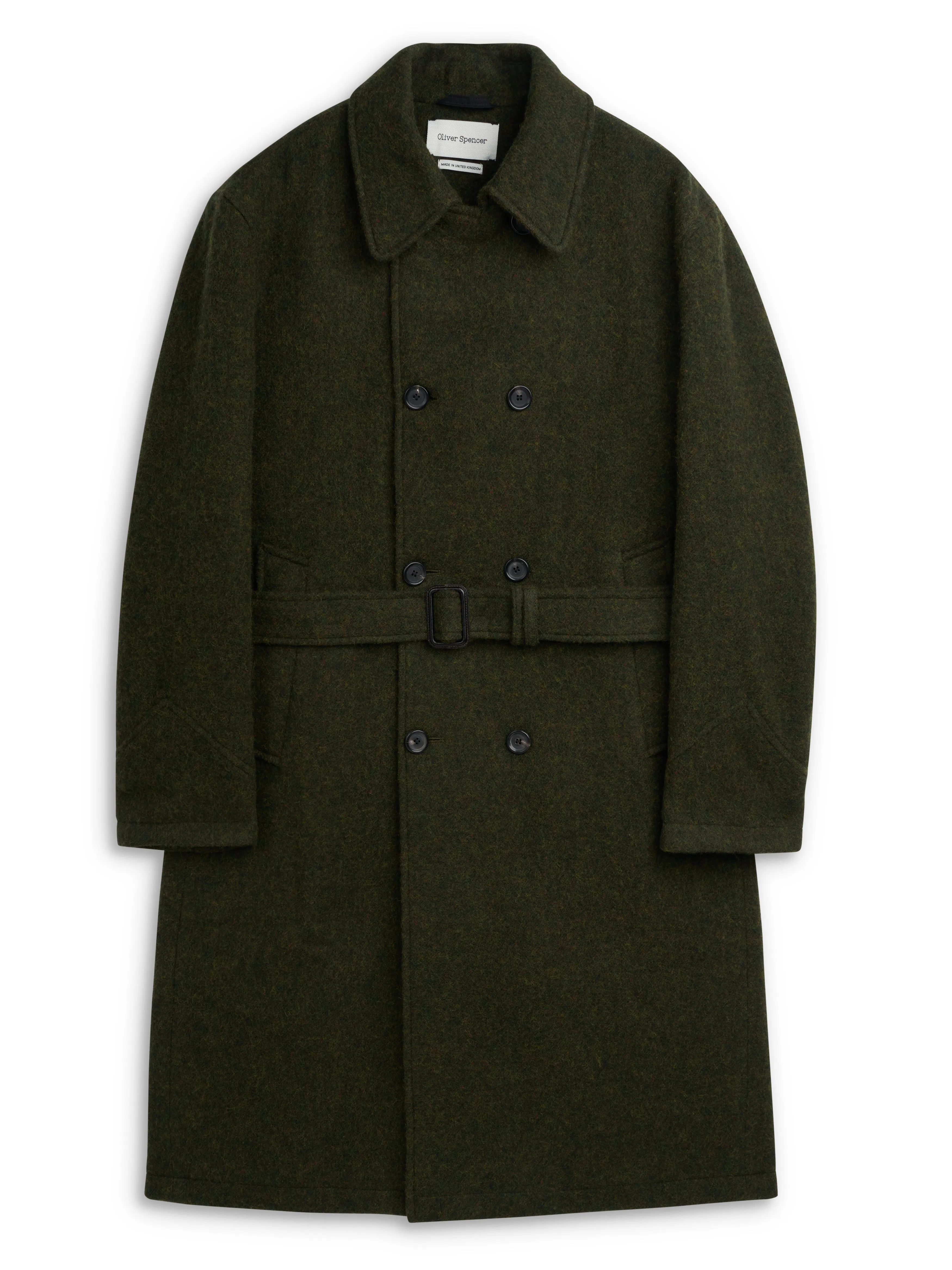 Big Coat Morgan Green sold by Oliver Spencer