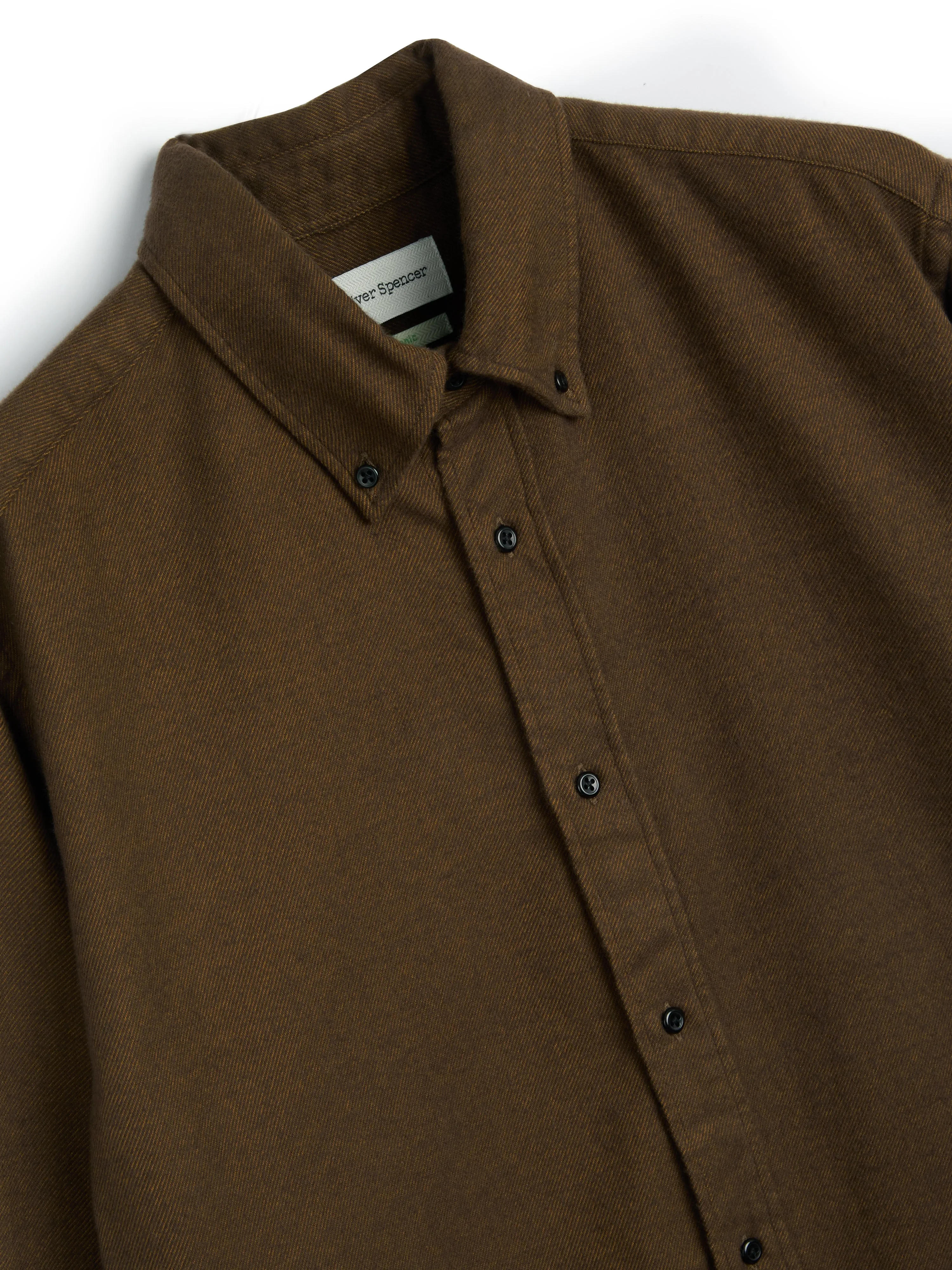 Brook Shirt Holloway Coffee Brown sold by Oliver Spencer product image thumbnail 4