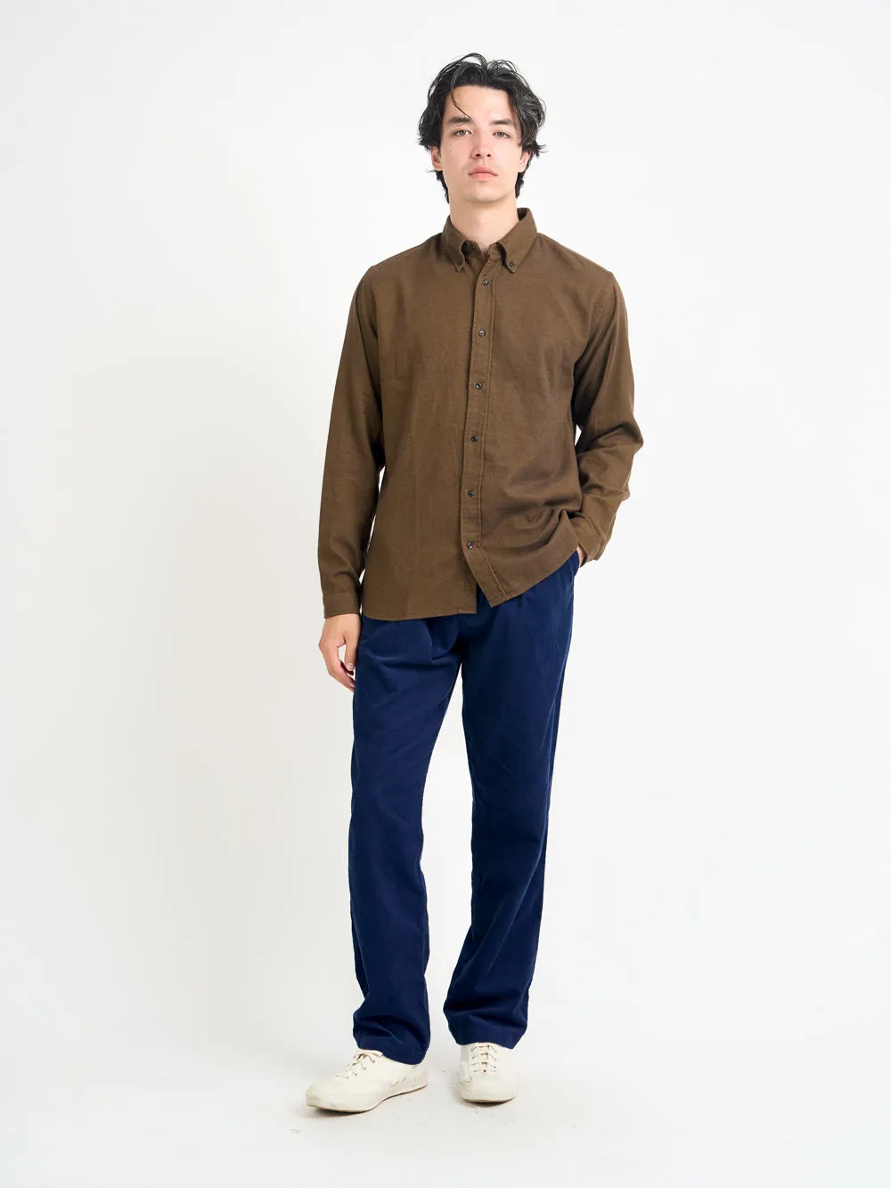 Brook Shirt Holloway Coffee Brown sold by Oliver Spencer product image thumbnail 2