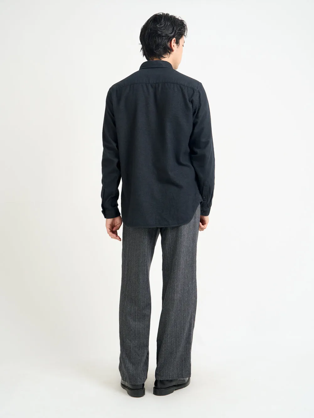 Brook Shirt Holloway Charcoal sold by Oliver Spencer product image thumbnail 3