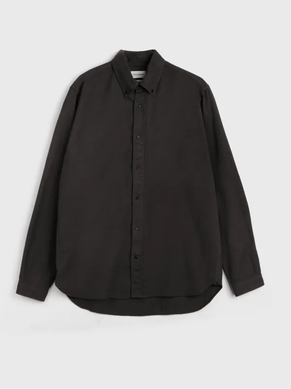 Brook Shirt Holloway Charcoal sold by Oliver Spencer