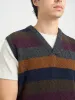 Graves V Neck Vest Jarvis Multi sold by Oliver Spencer