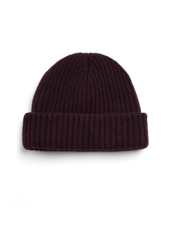 Fisher Hat Rib Purple made by Oliver Spencer