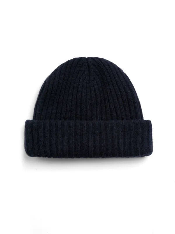 Fisher Hat Rib Navy made by Oliver Spencer
