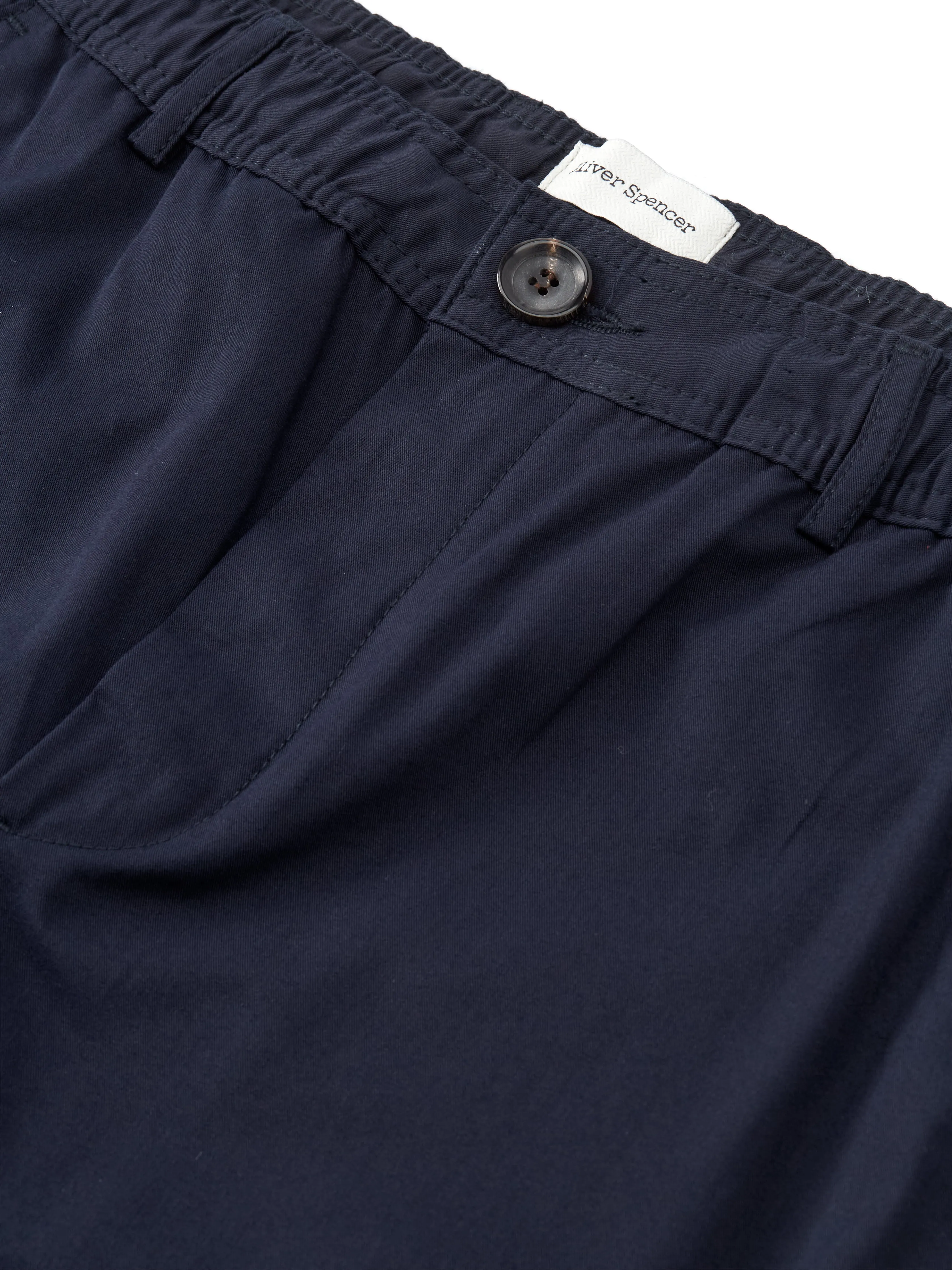 Drawstring Trousers Ashdown Navy sold by Oliver Spencer product image thumbnail 4