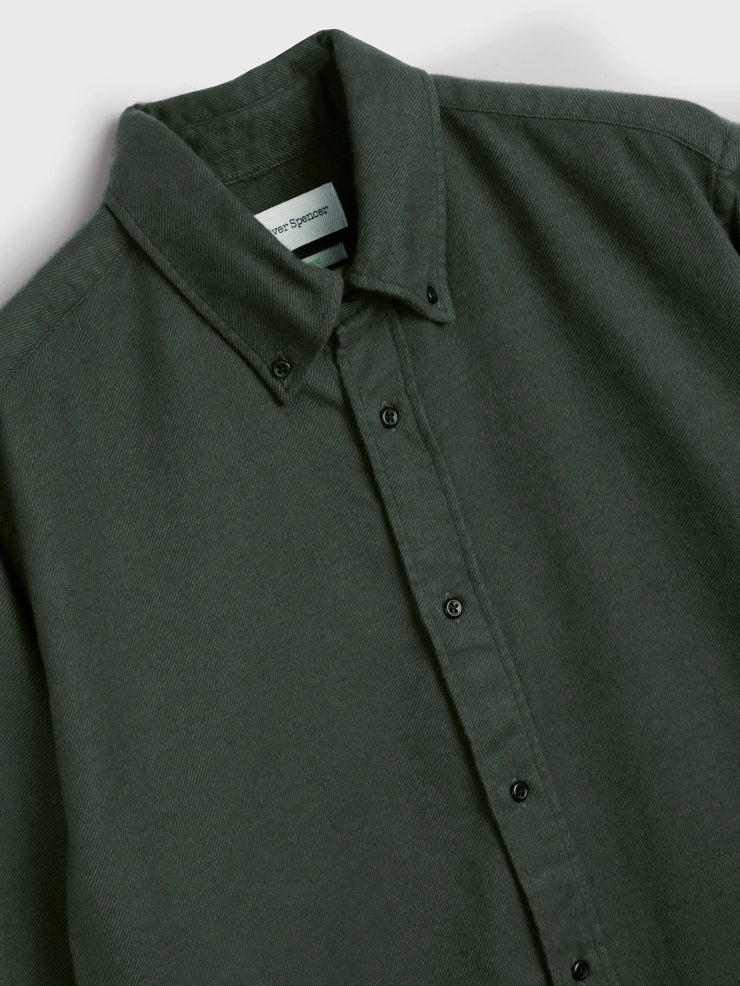 Brook Shirt Holloway Green sold by Oliver Spencer product image thumbnail 4