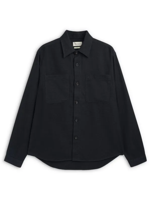 Treviscoe Shirt Holloway Charcoal sold by Oliver Spencer