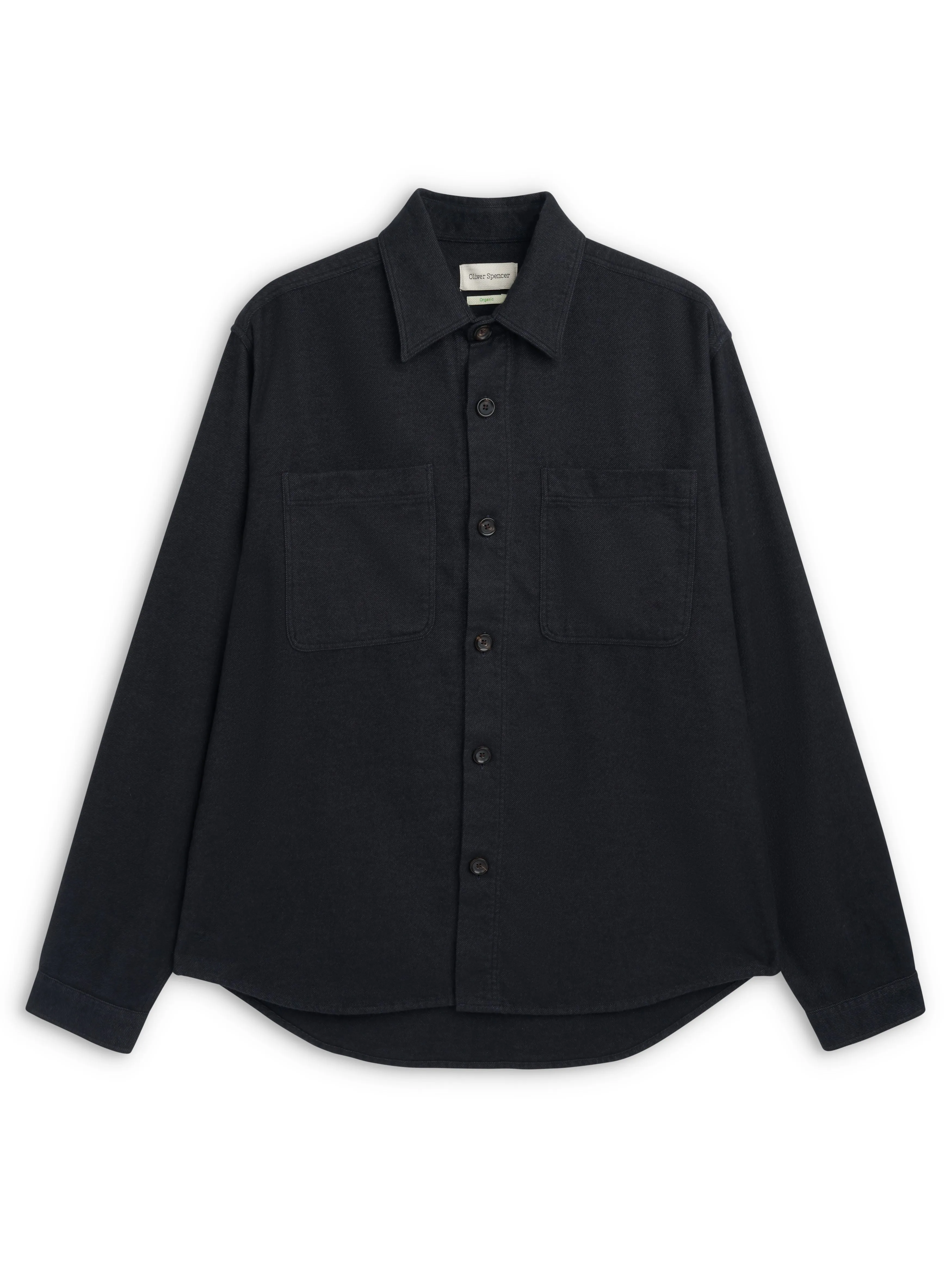 Treviscoe Shirt Holloway Charcoal sold by Oliver Spencer