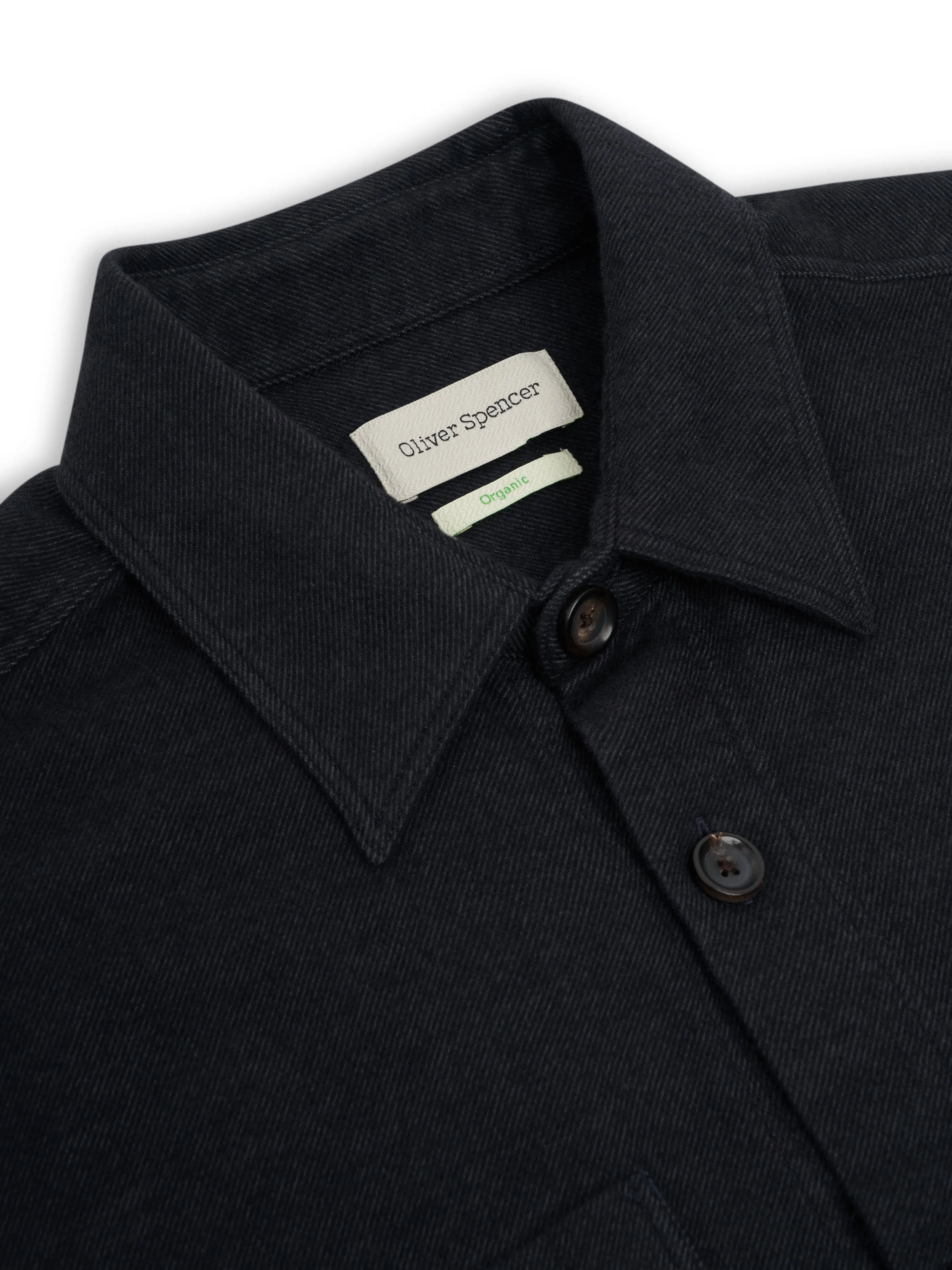 Treviscoe Shirt Holloway Charcoal sold by Oliver Spencer product image thumbnail 2