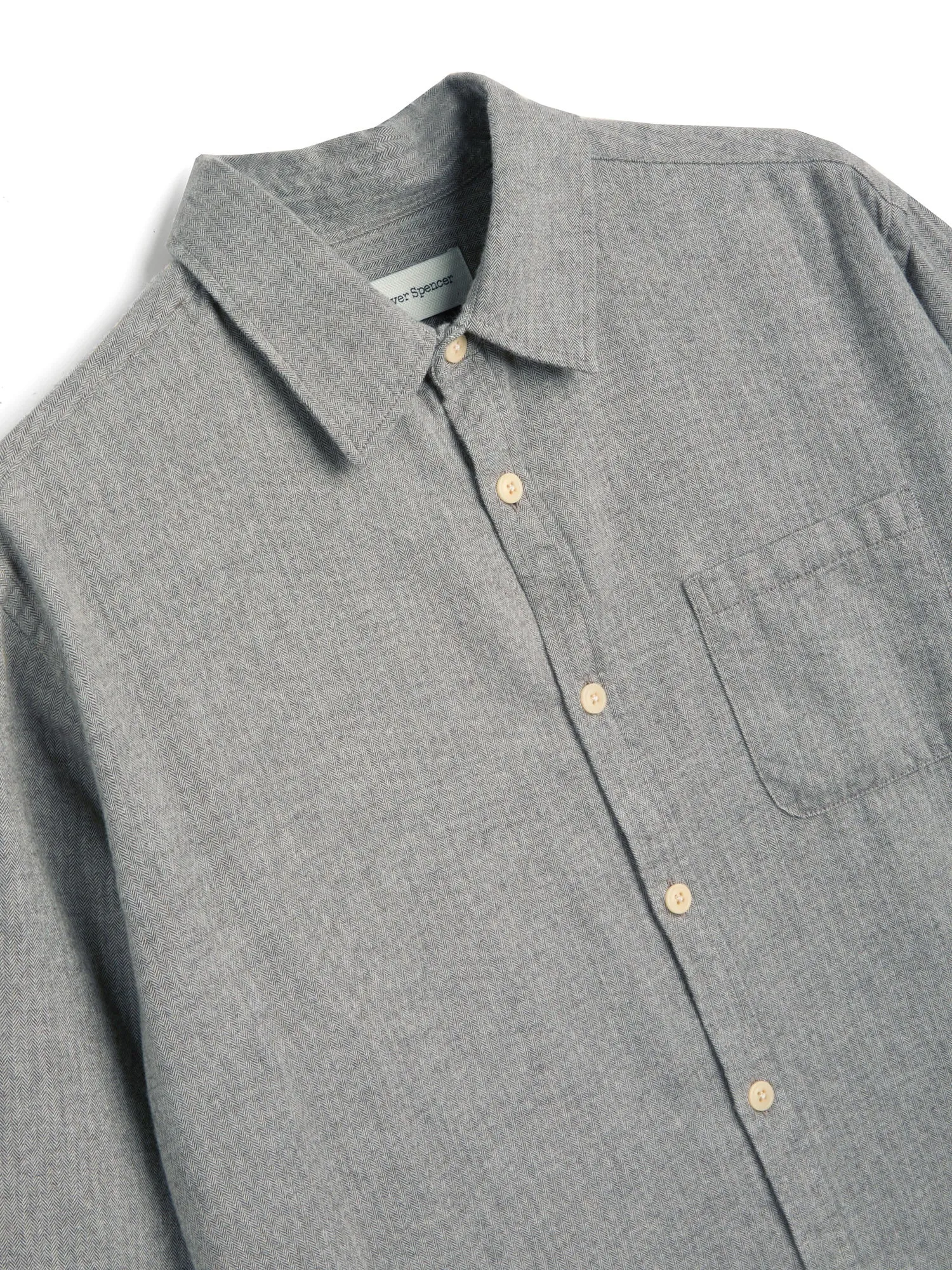 New York Special Shirt Welford Grey sold by Oliver Spencer product image thumbnail 4
