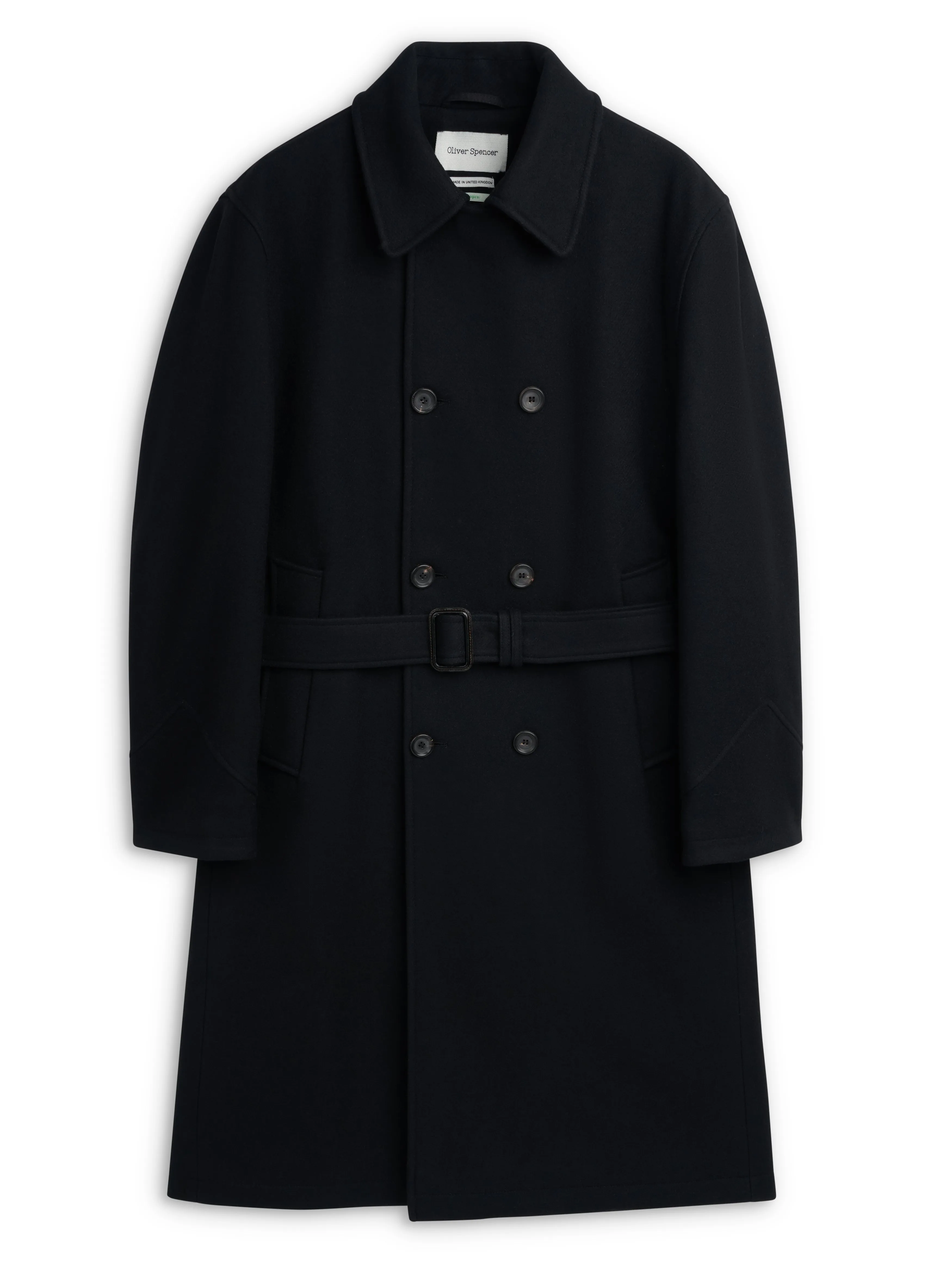 Big Coat Mosedale Black sold by Oliver Spencer