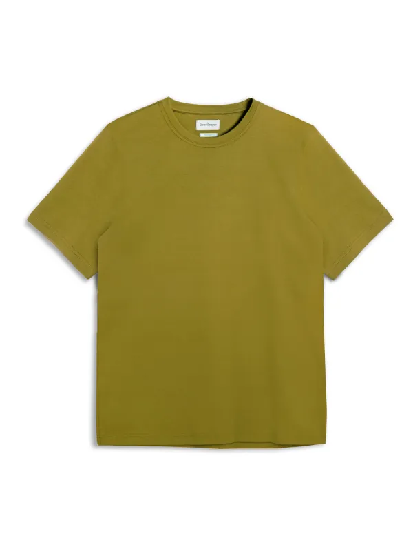 Heavy T-Shirt Tavistock Olive Green sold by Oliver Spencer