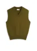 Graves V Neck Vest Hartwell Olive Green sold by Oliver Spencer