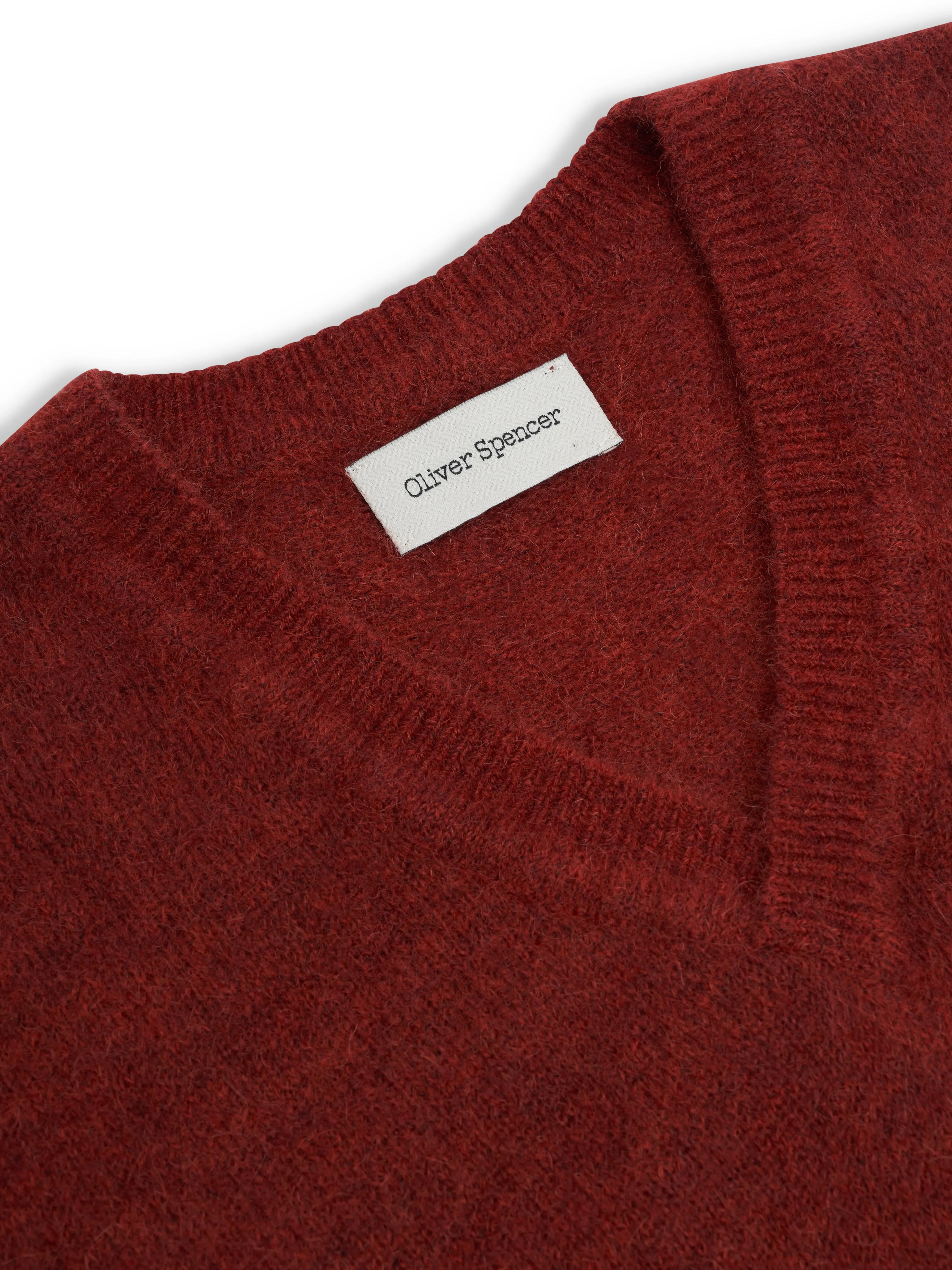 Graves V Neck Vest Rosen Rust sold by Oliver Spencer product image thumbnail 4